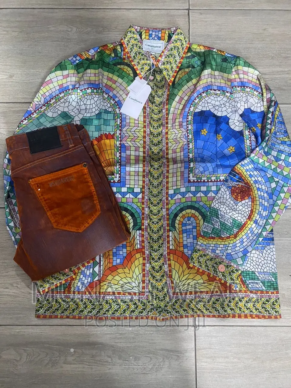 Luxury Original Italian Casablanca With Pant Jean