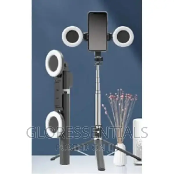 Selfie Stick Tripod Stand With Ring Fill Light