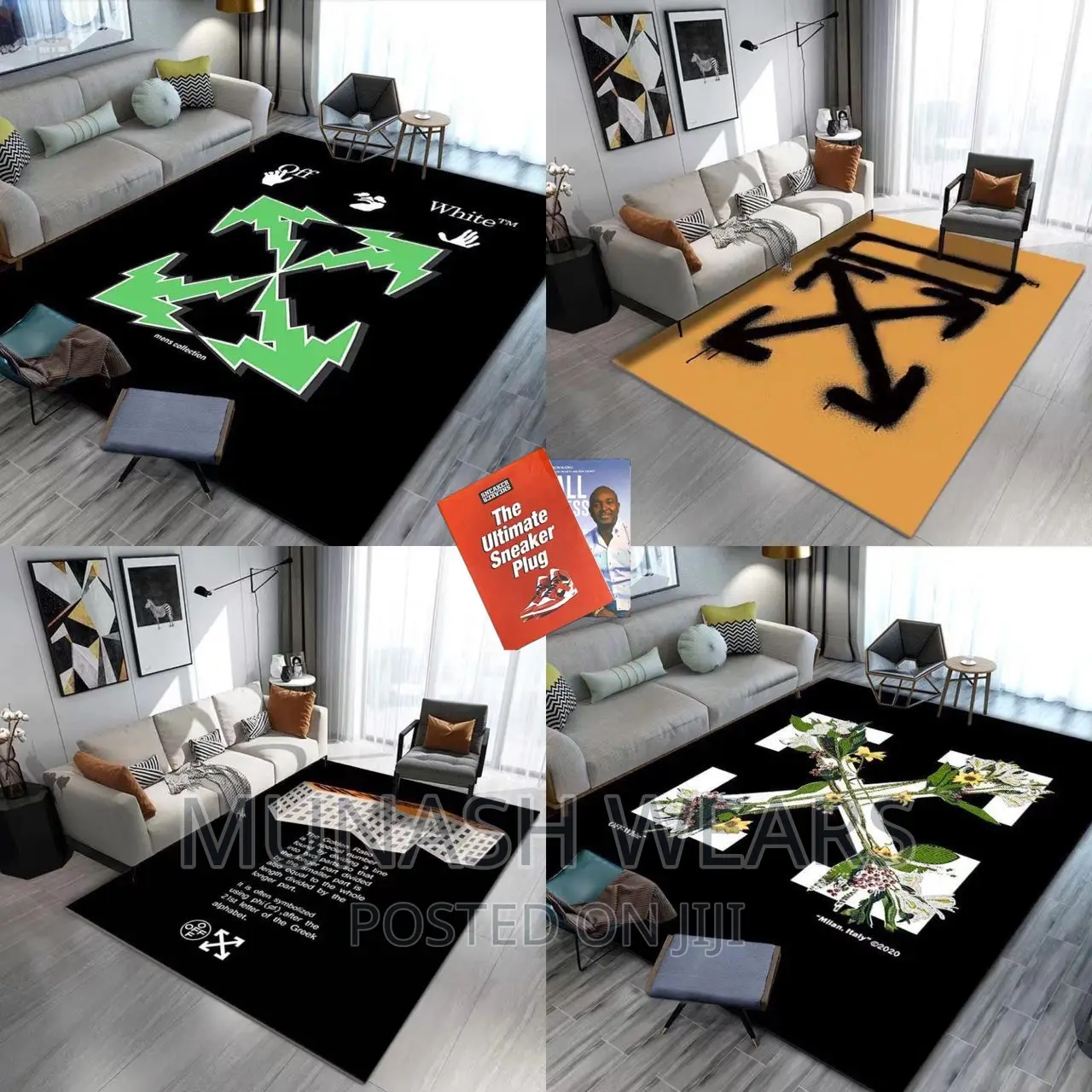 Original Designer Center Rugs for Home Beautification