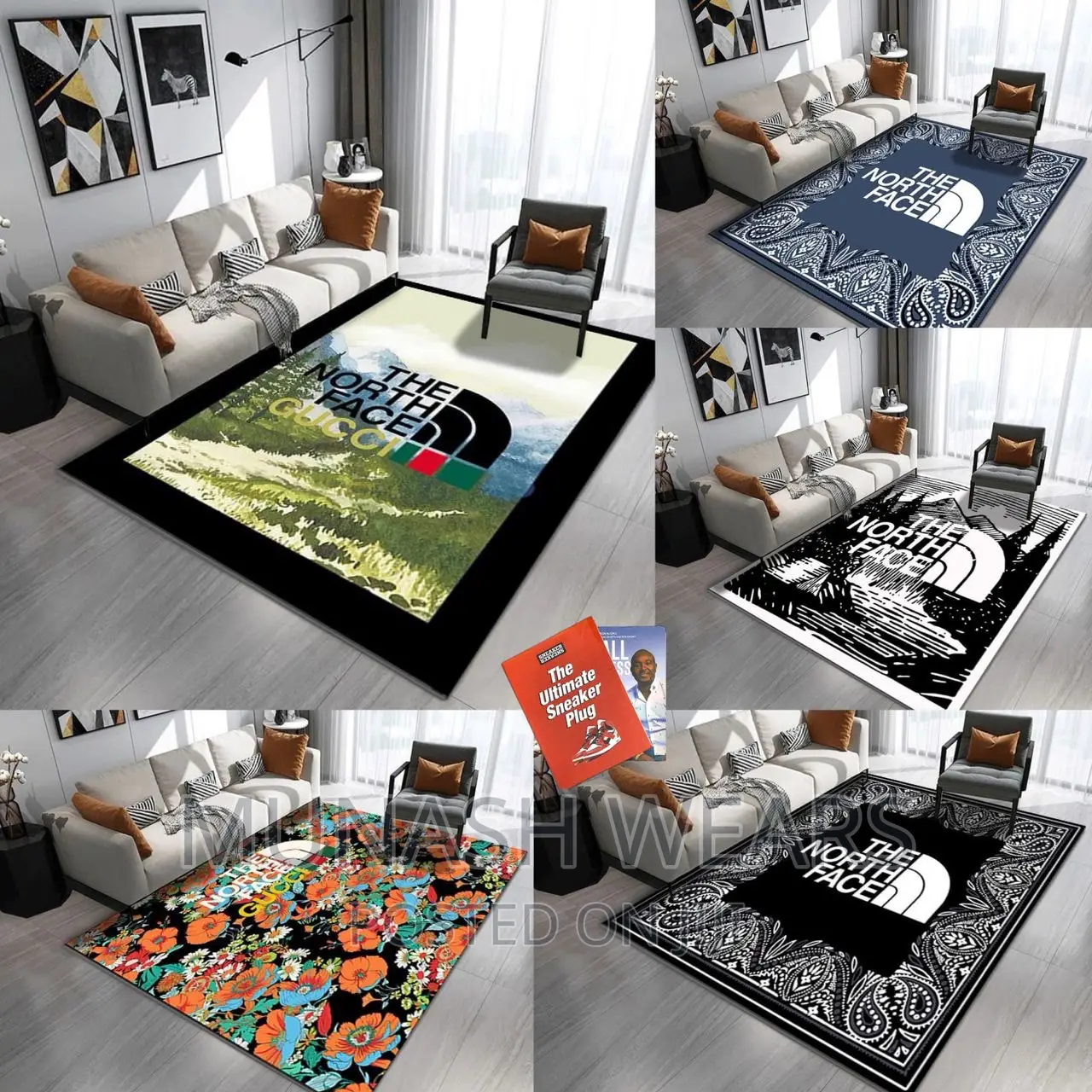 Original Designer Center Rugs for Home Beautification