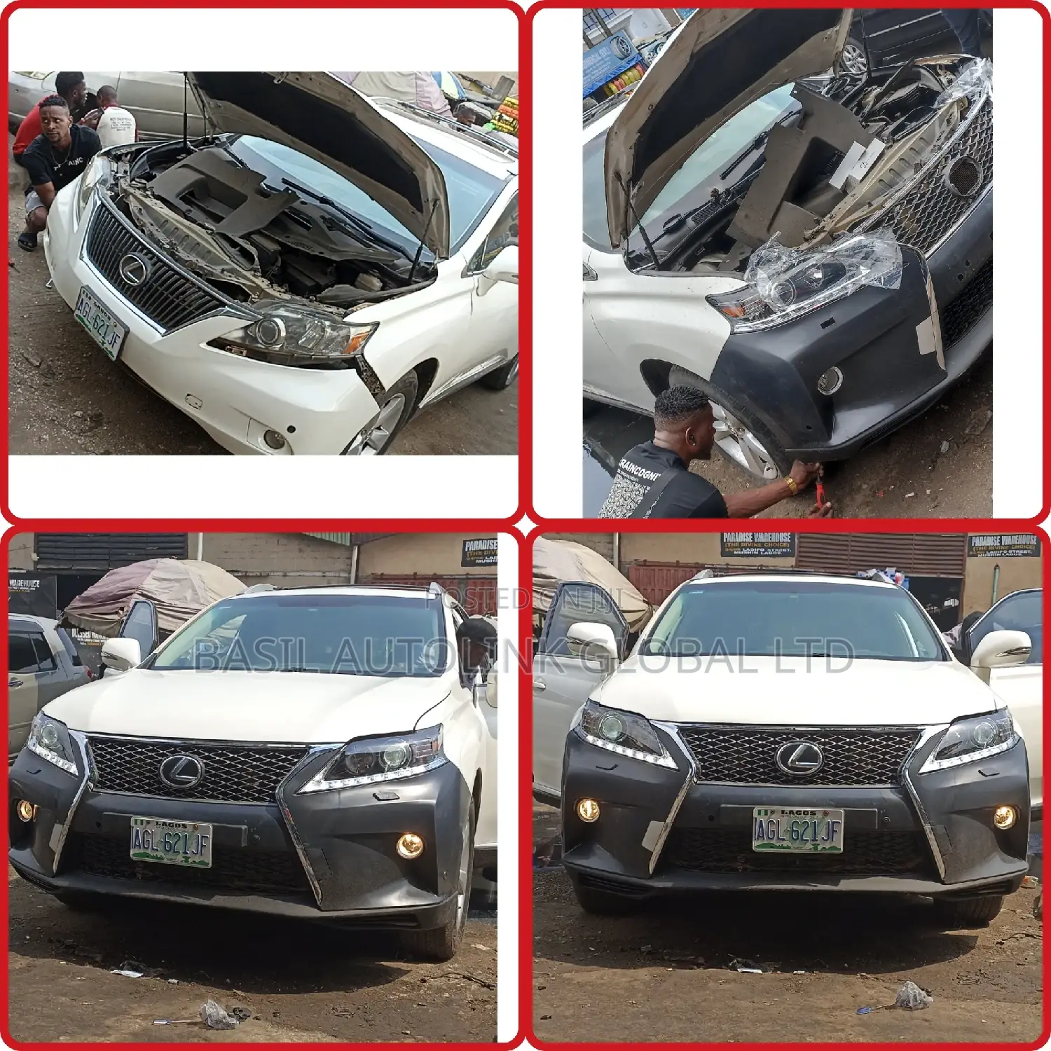 Face Lift/Upgrade Rx350 2010-2015