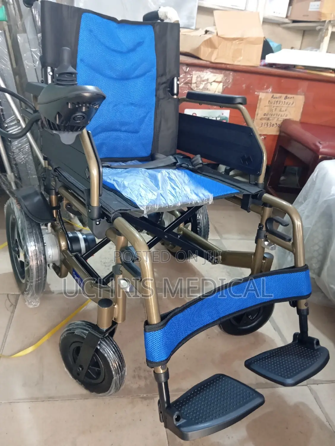 Portable and Foldable Motorized Wheelchair