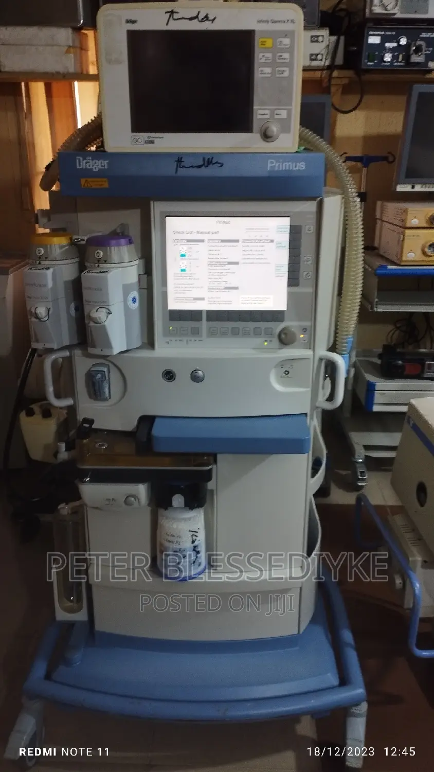 Drager Primus Anesthetics