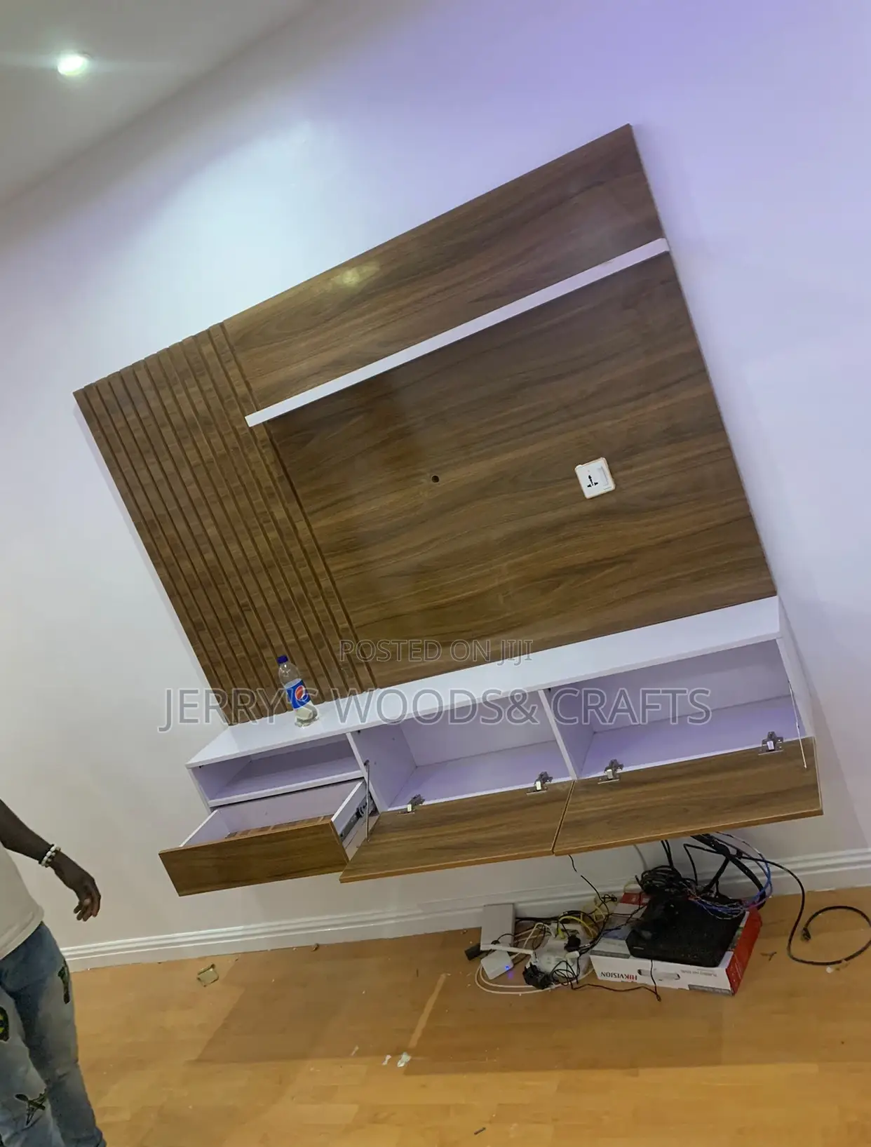 Wall Tv Console Stand