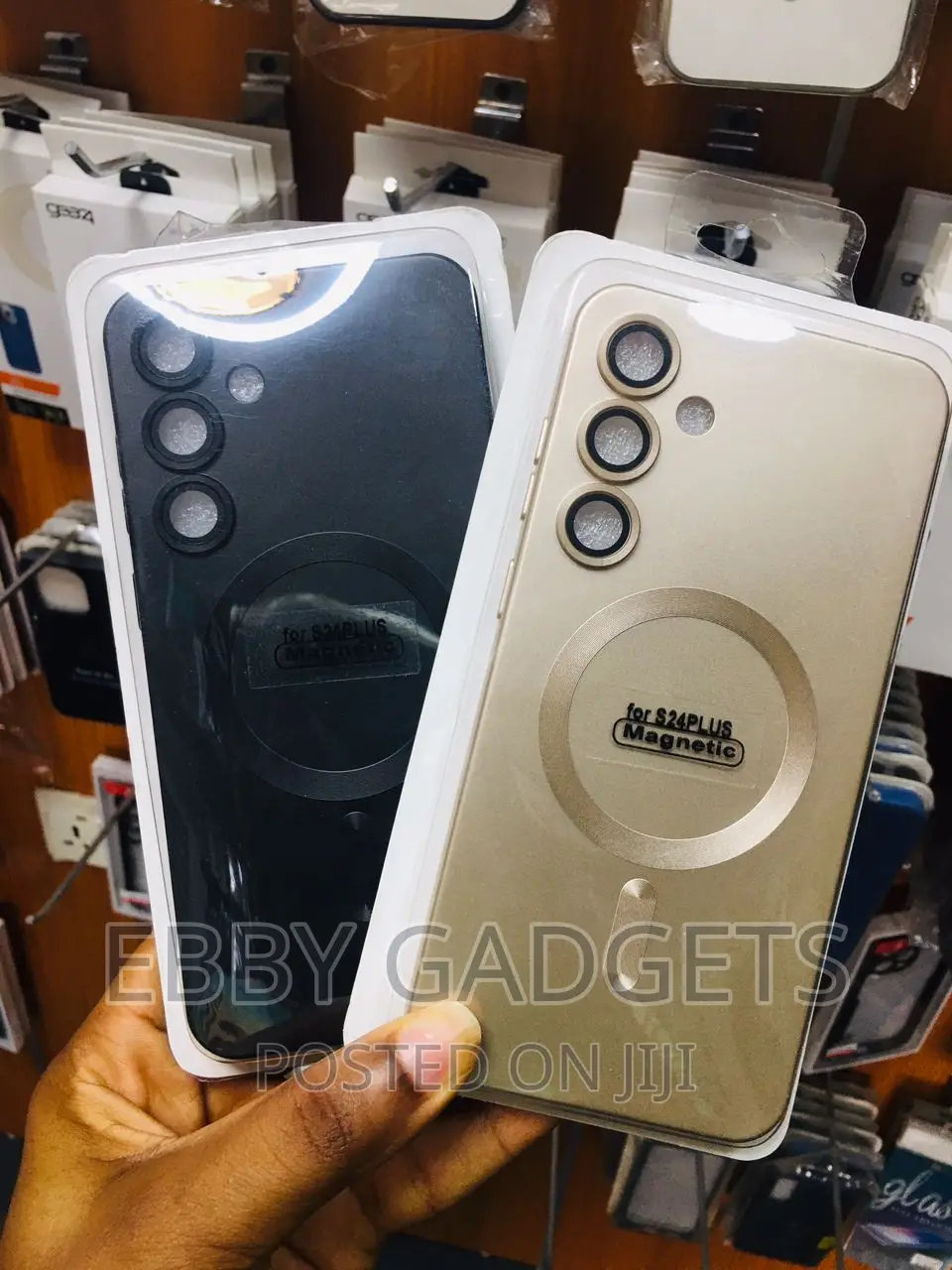 Magnetic Phone Case for Samsung Galaxy S24+ Withcamera Lens