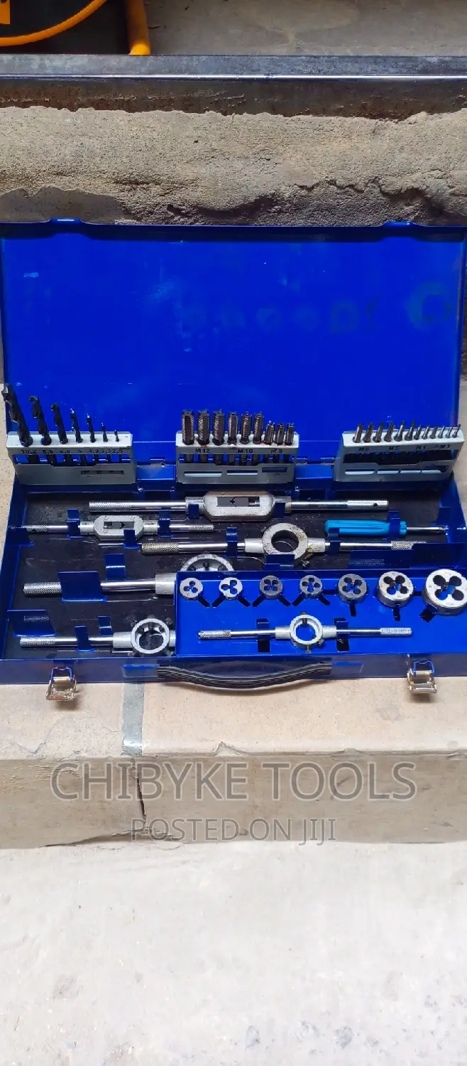Set of Tap Dies and Drill Bits
