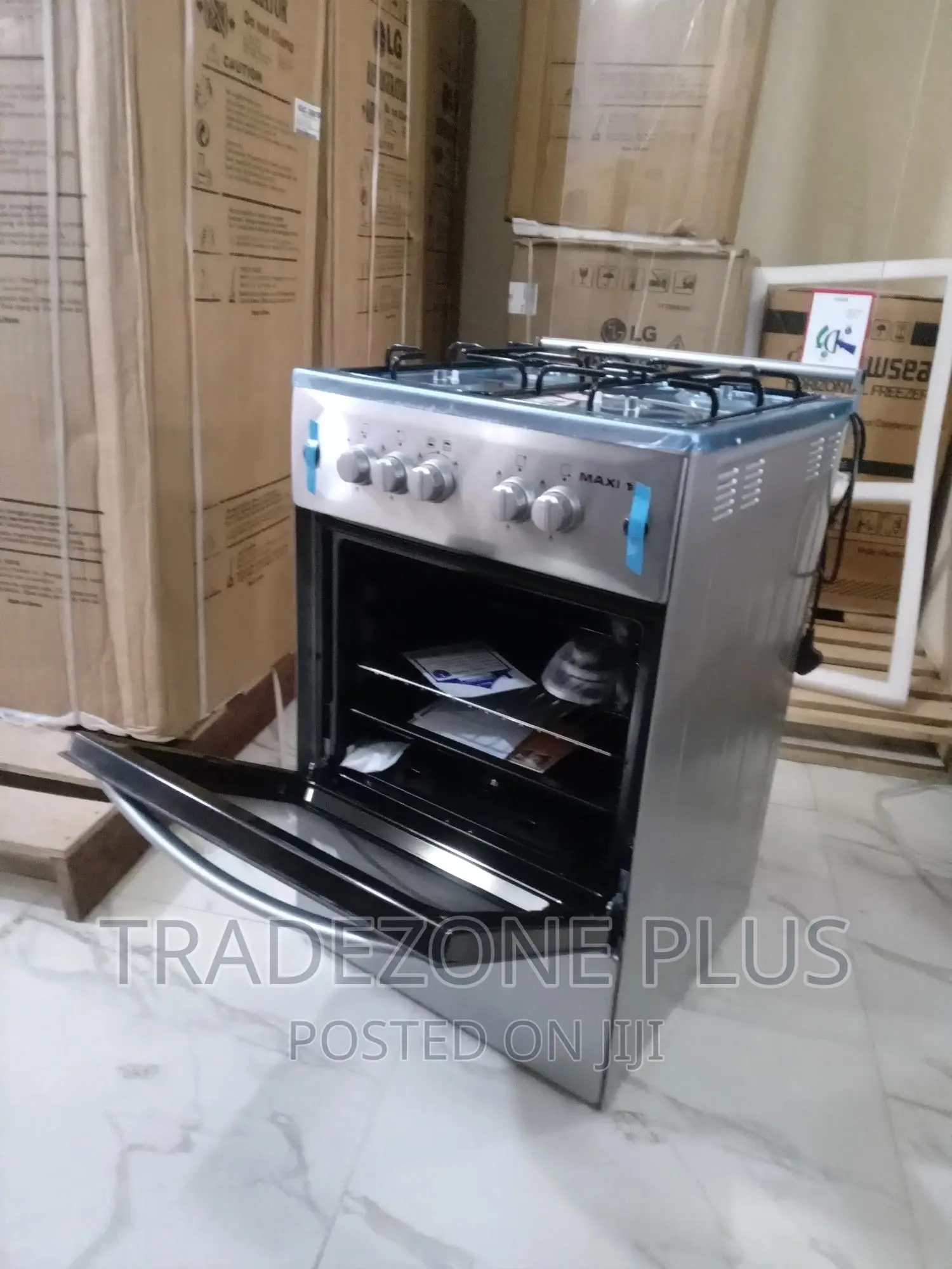 New F5C40G2 Maxi 4 Burner Gas Cooker