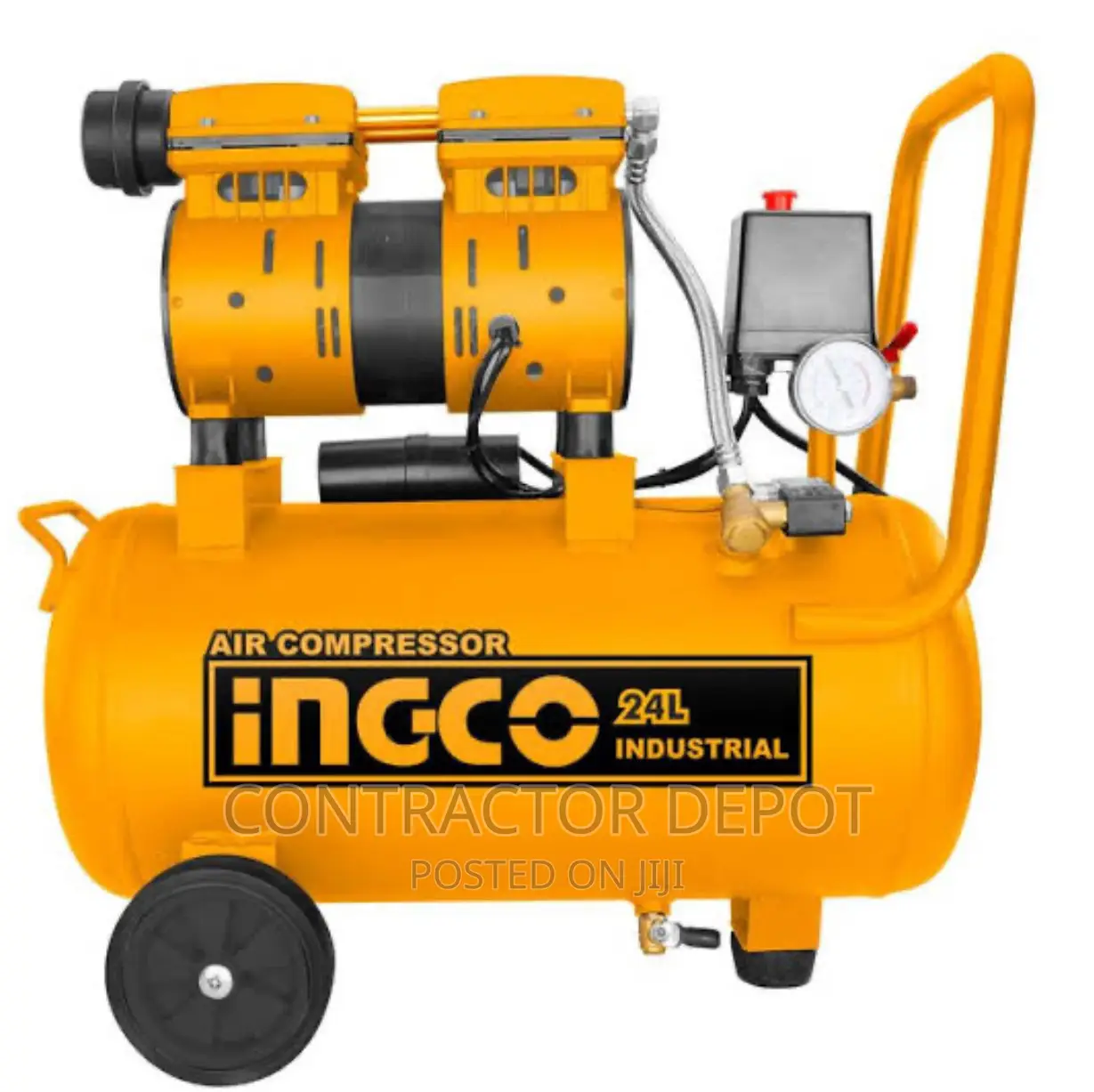 INGCO ACS175246 Silent and Oil Free Air Compressor 0.8hp 24L