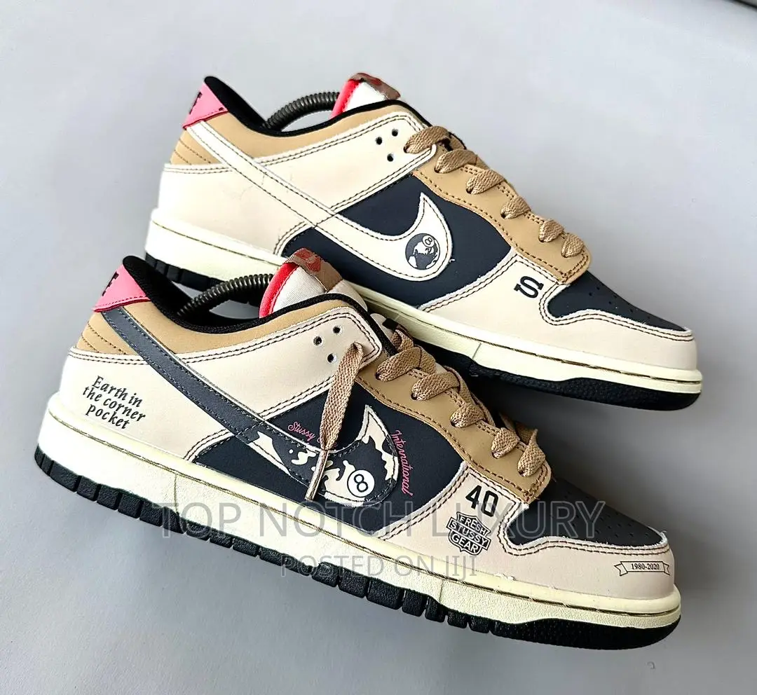 ORIGINAL Stussy X Nike Sb Dunk Low* MALE FEMALE SNEAKERS