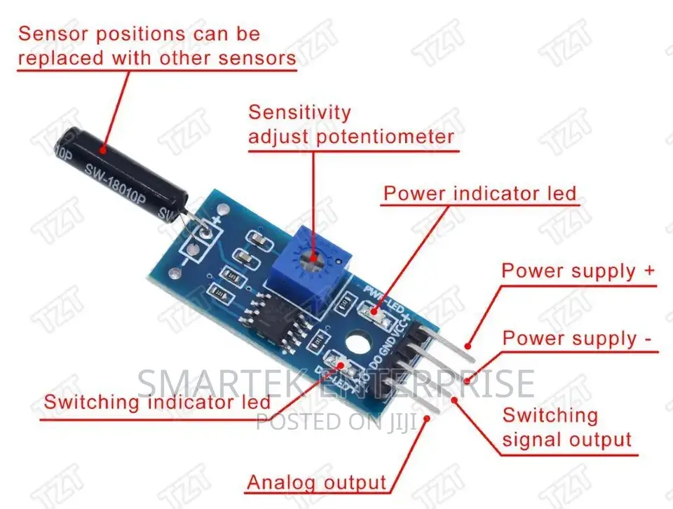 Vibration Sensor Module Diy Arduino Kit