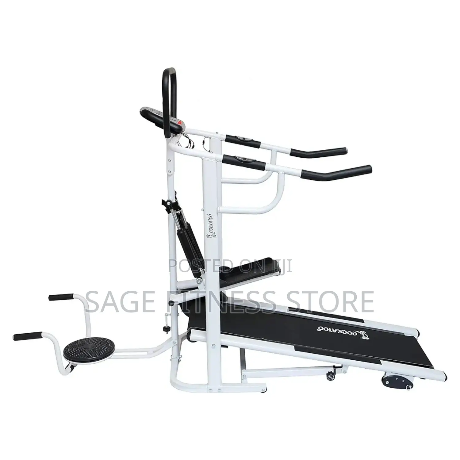 Body Fitness Manual Treadmill With Stepper and Twister