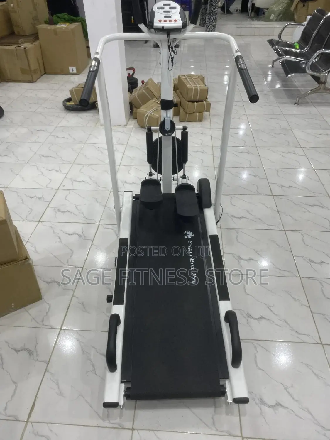 Body Fitness Manual Treadmill With Stepper and Twister