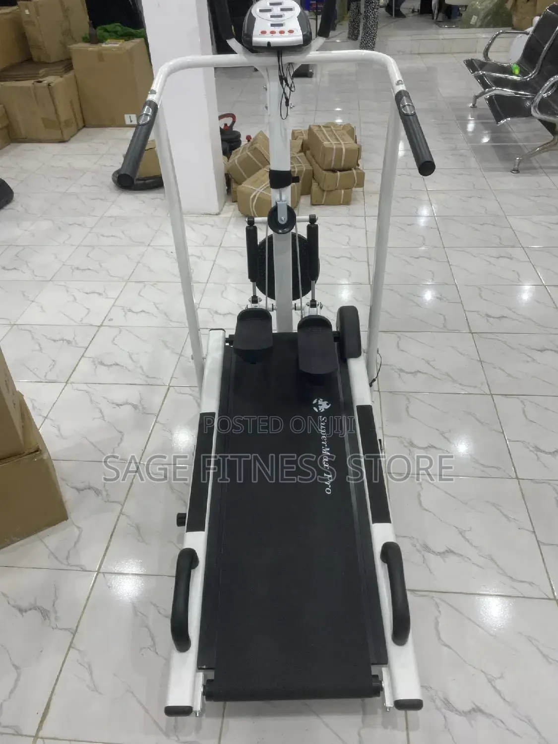 Body Fitness Manual Treadmill With Stepper and Twister