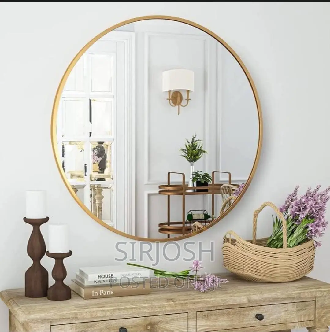 Minimalist Round Mirror