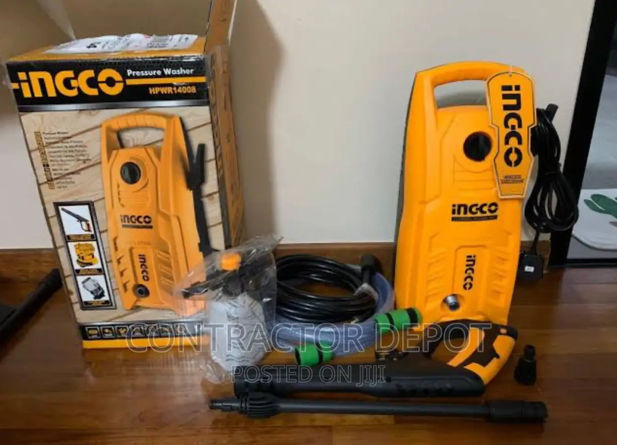 1400 Watt, 100 Bar Ingco Hpwr14008 High Pressure Washer