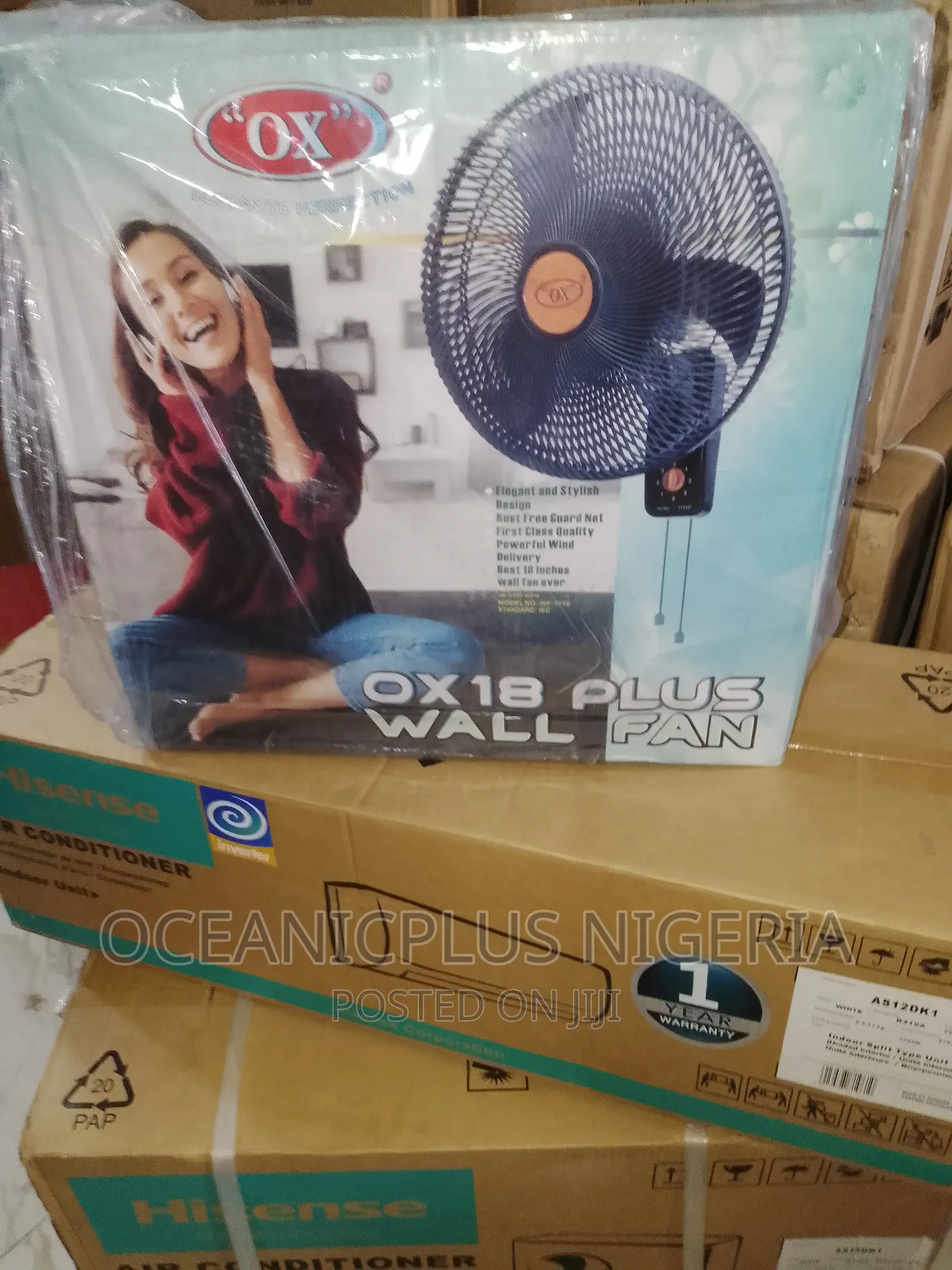 Ox 18'' Wall Fan
