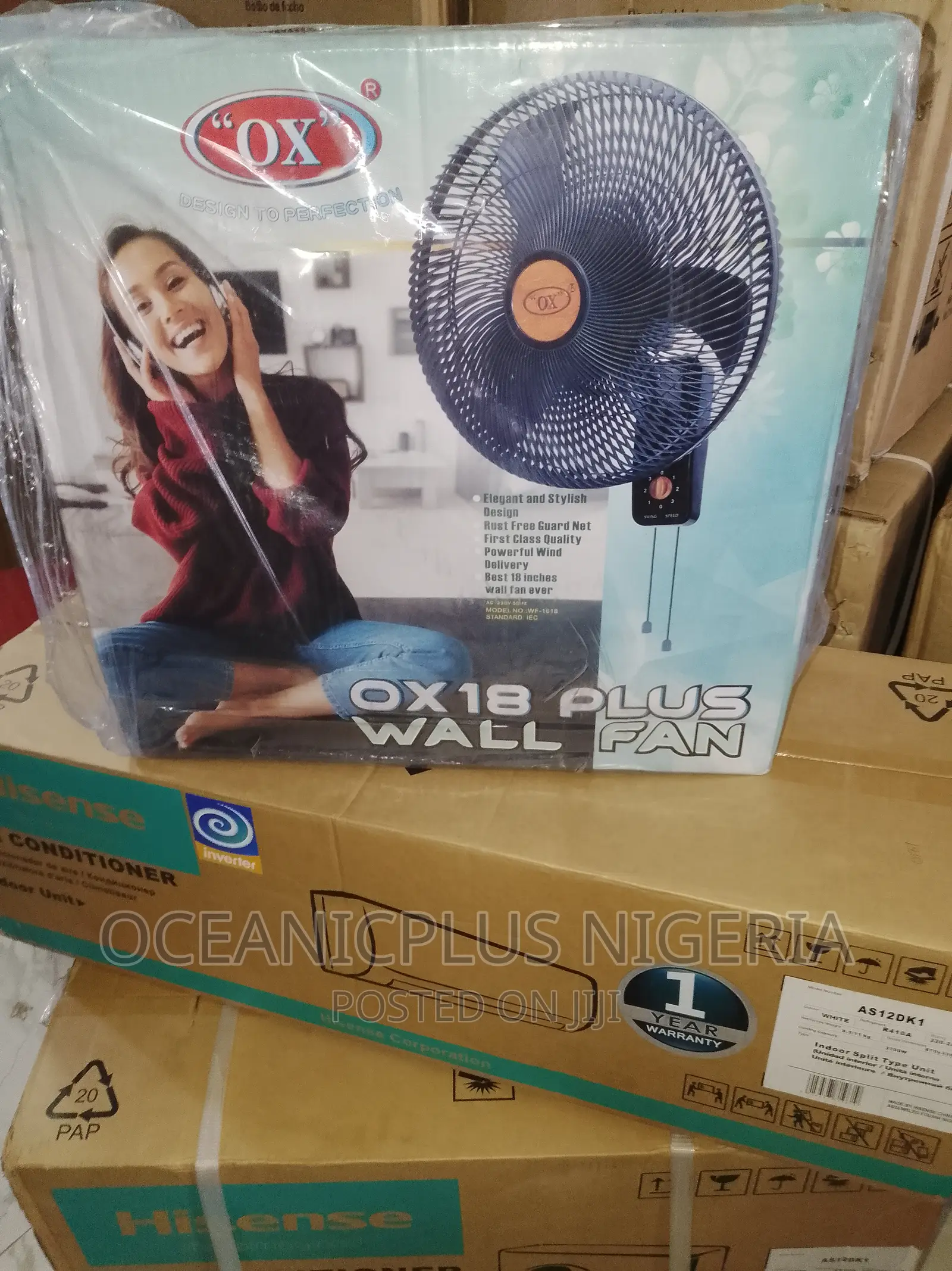 Ox 18'' Wall Fan