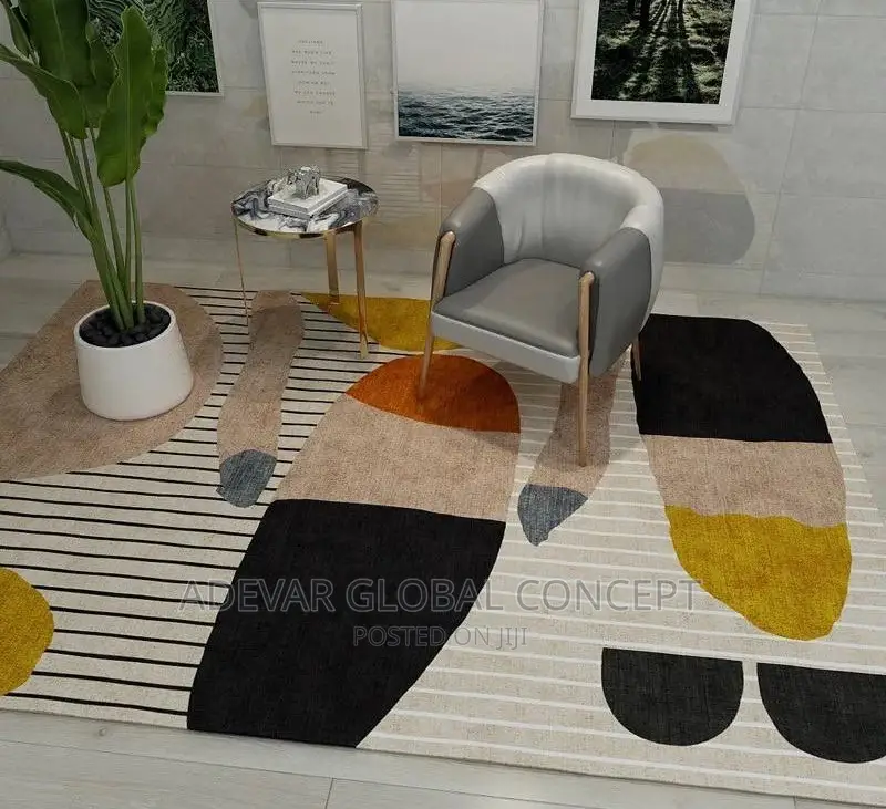 Stylish 3D Pattern Large Center Rug- 120*160cm(4ft X 6ft)