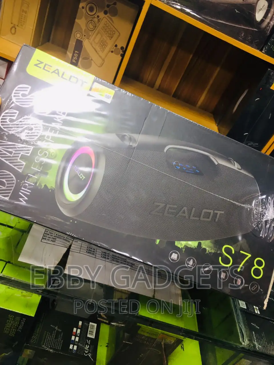 Zealot S78 Bluetooth Speaker - TWS Stereo Waterproof - 100W