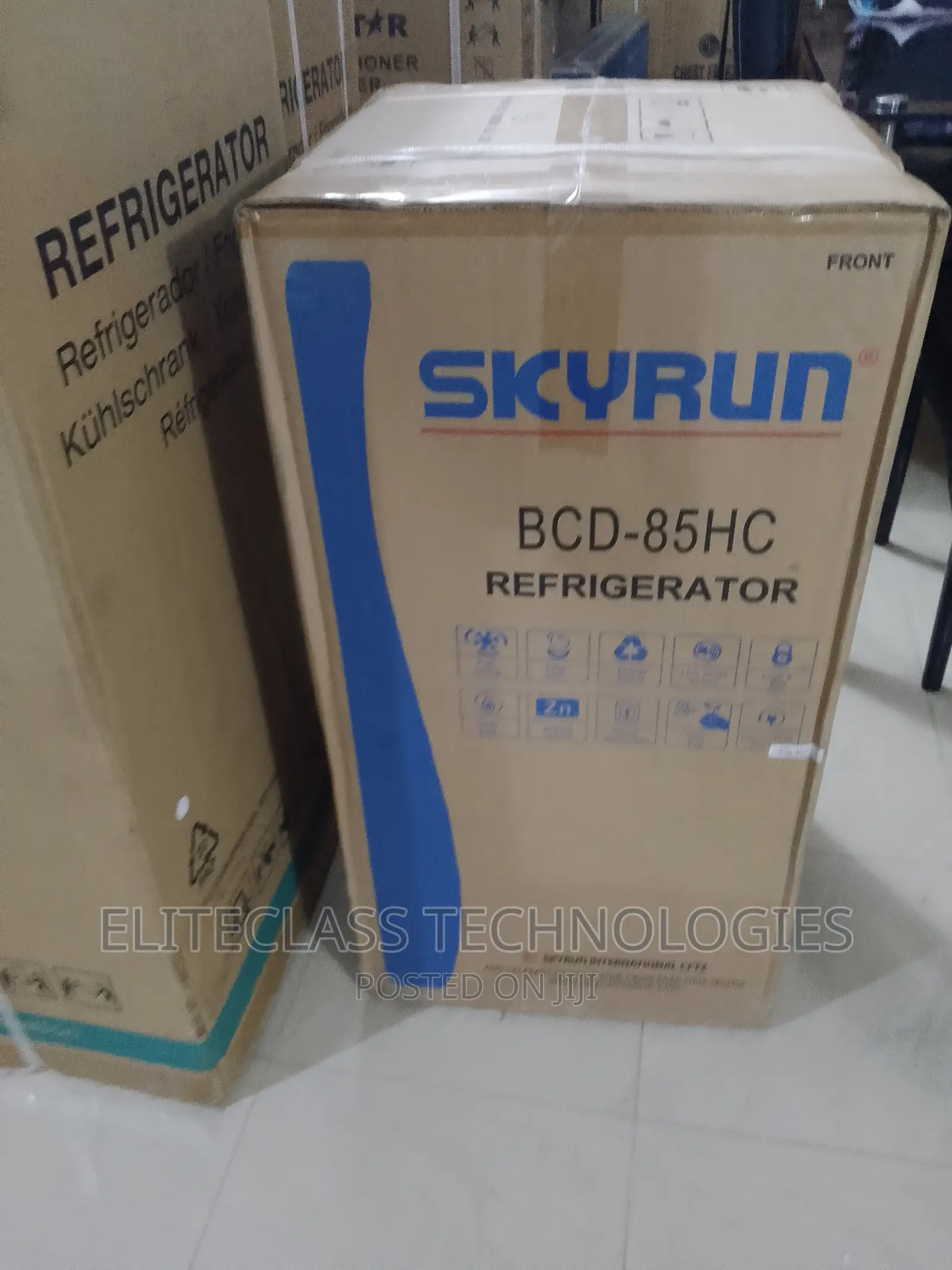 Cool Skyrun 70 Litres Double Door Silver Fridge (BCD-85HC)