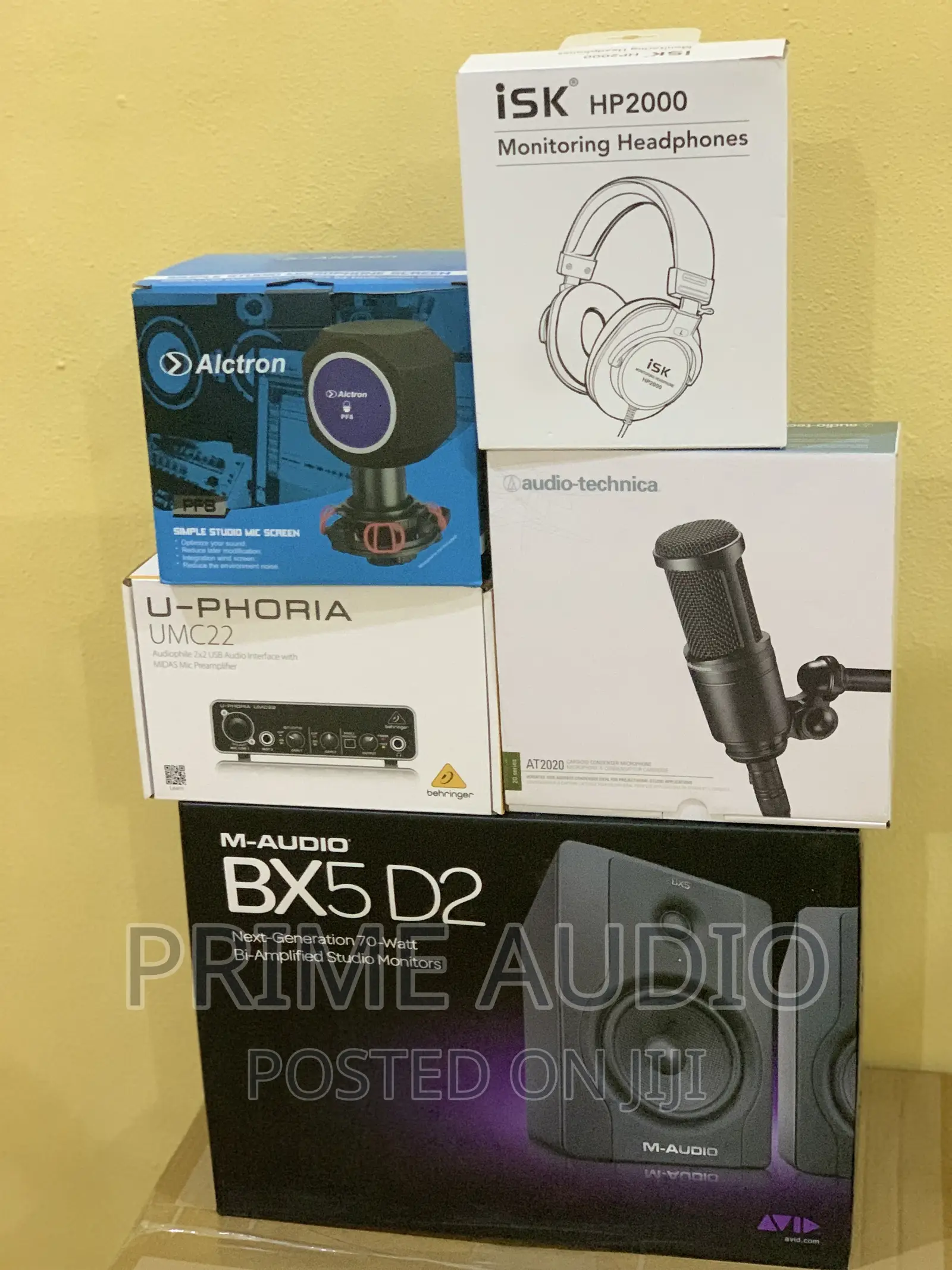Studio Bundle (Bx5, At2020, Umc22, Hp2000, Alctron Pf8)