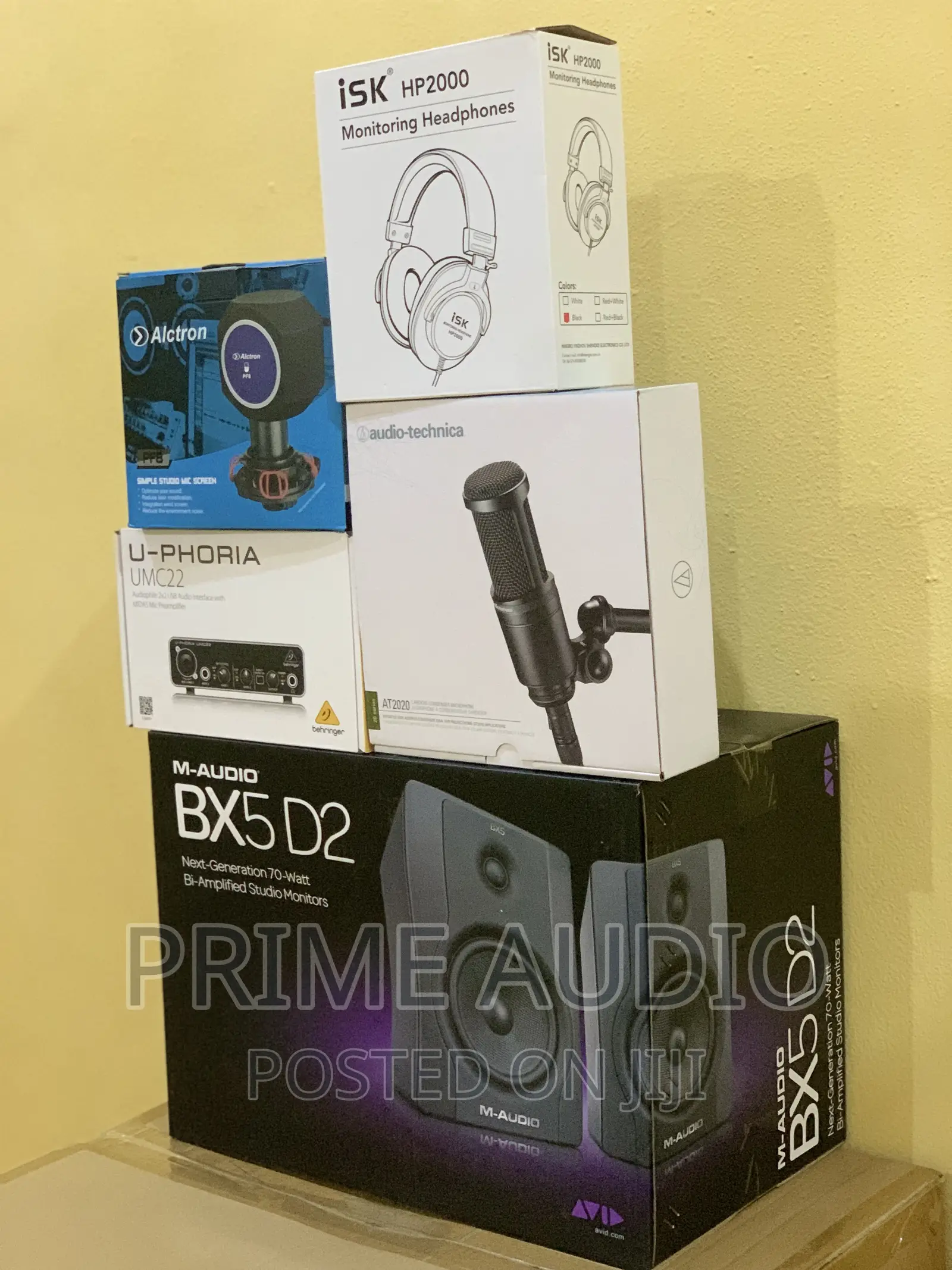 Studio Bundle (Bx5, At2020, Umc22, Hp2000, Alctron Pf8)