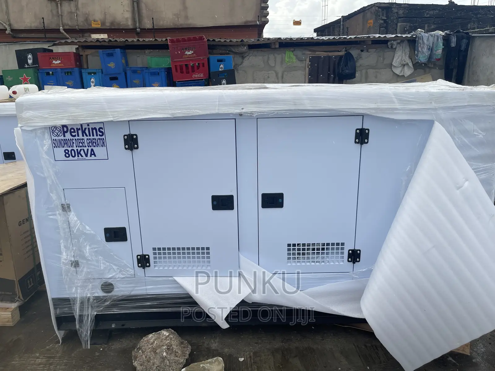 Perkins 80kva Soundproof Diesel Gen With 2years Warranty