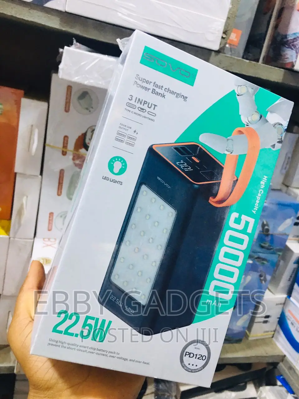 SOVO 50000mah Large Capacity Power Bank Portable Power