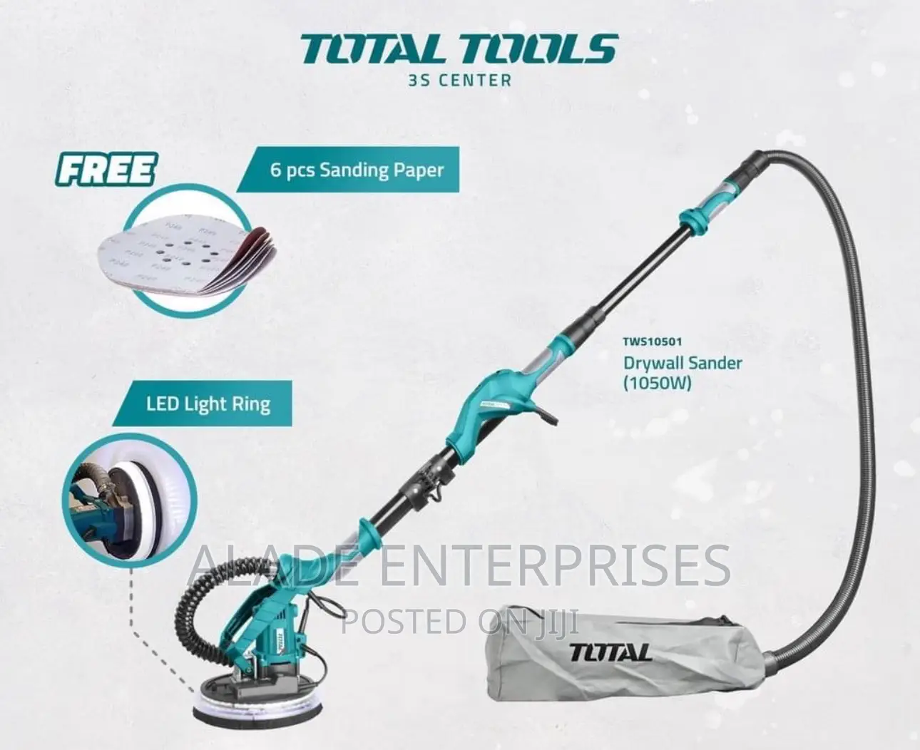 Total – Tws10501 Drywall Sander 1050W 215mm Disc