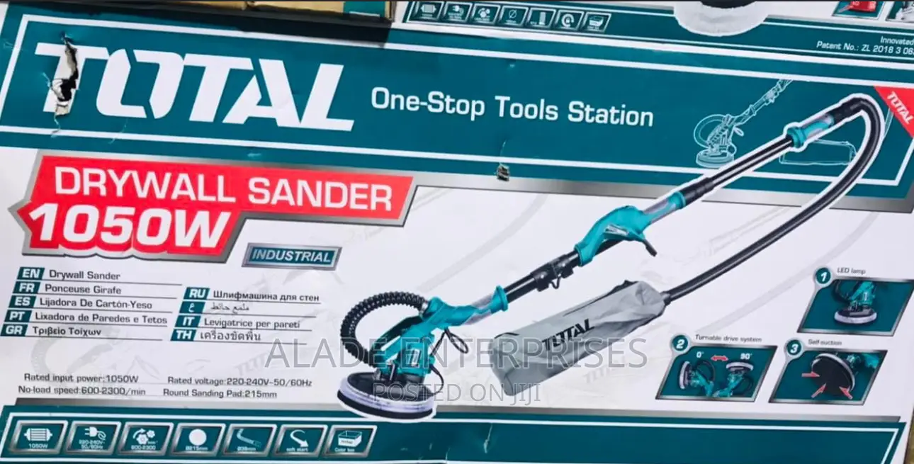 Total – Tws10501 Drywall Sander 1050W 215mm Disc