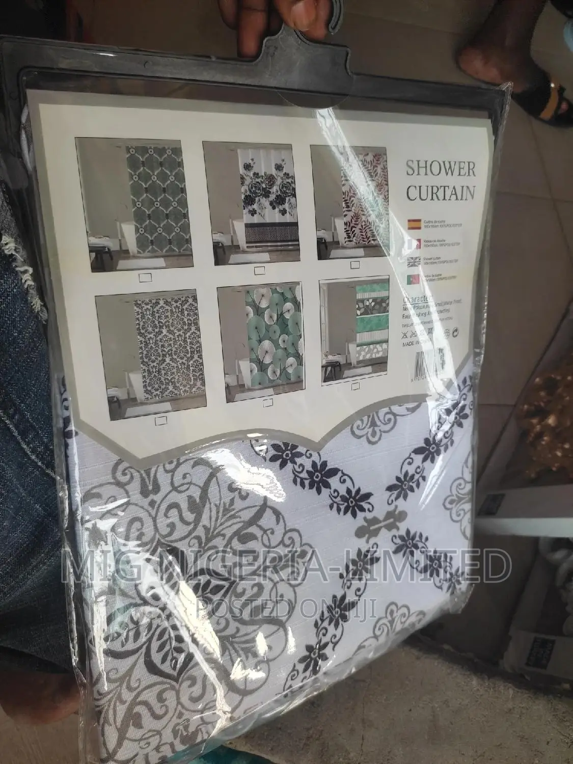 Oumeiya Quality Fabrics Shower Curtain 180cmx200cm