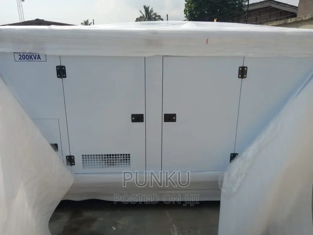 200KVA Perkins Sound Proof Gen With 2 Years Warranty