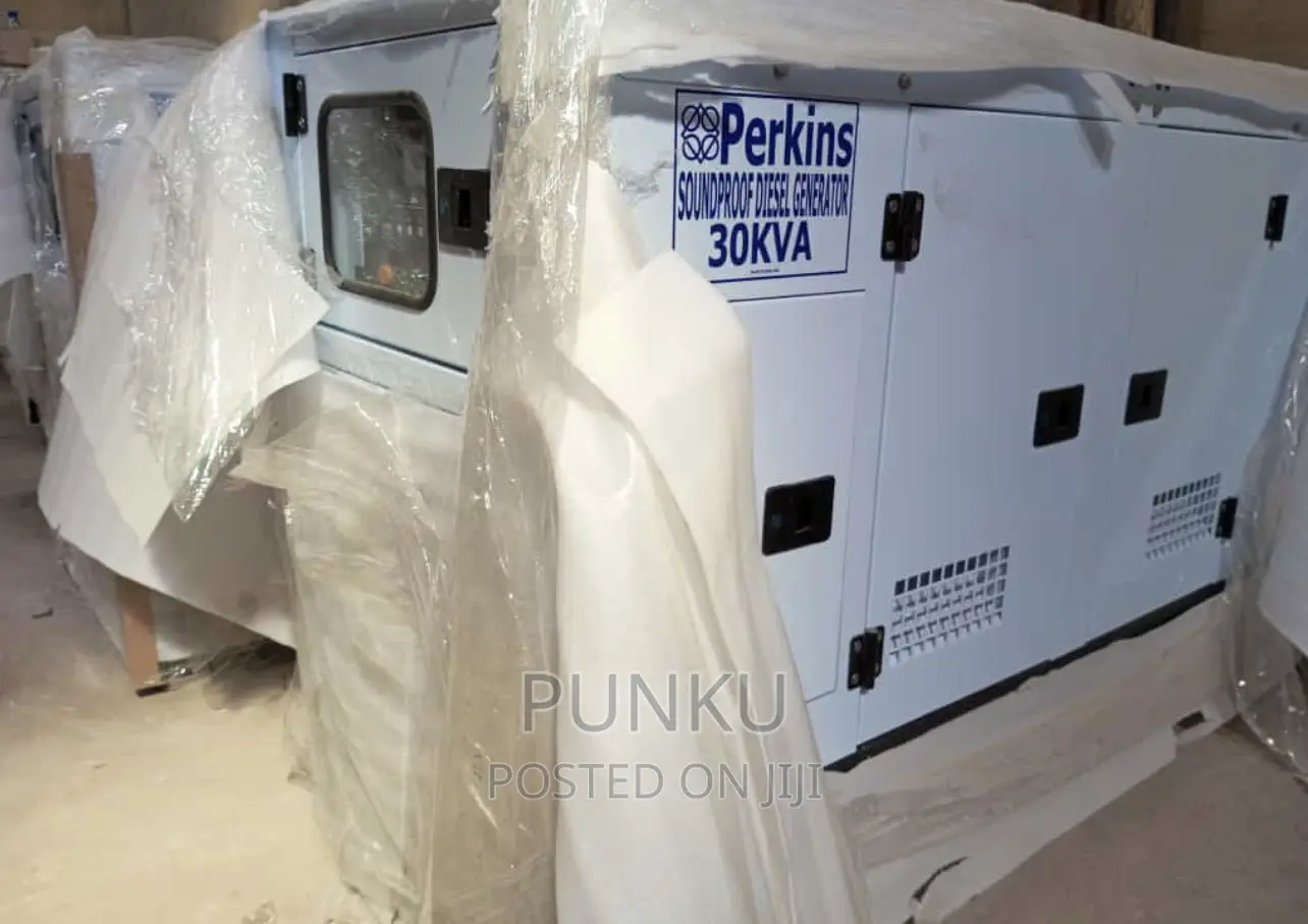 Perkins 30kva Soundproof Diesel Gen With 2 Years Warranty