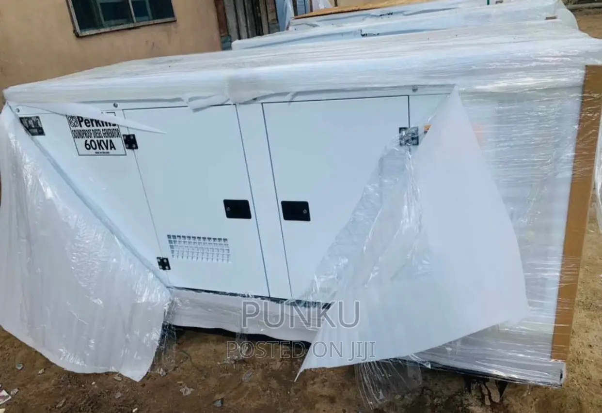Brand New Perkins 60kva Soundproof Diesel Lister Generator