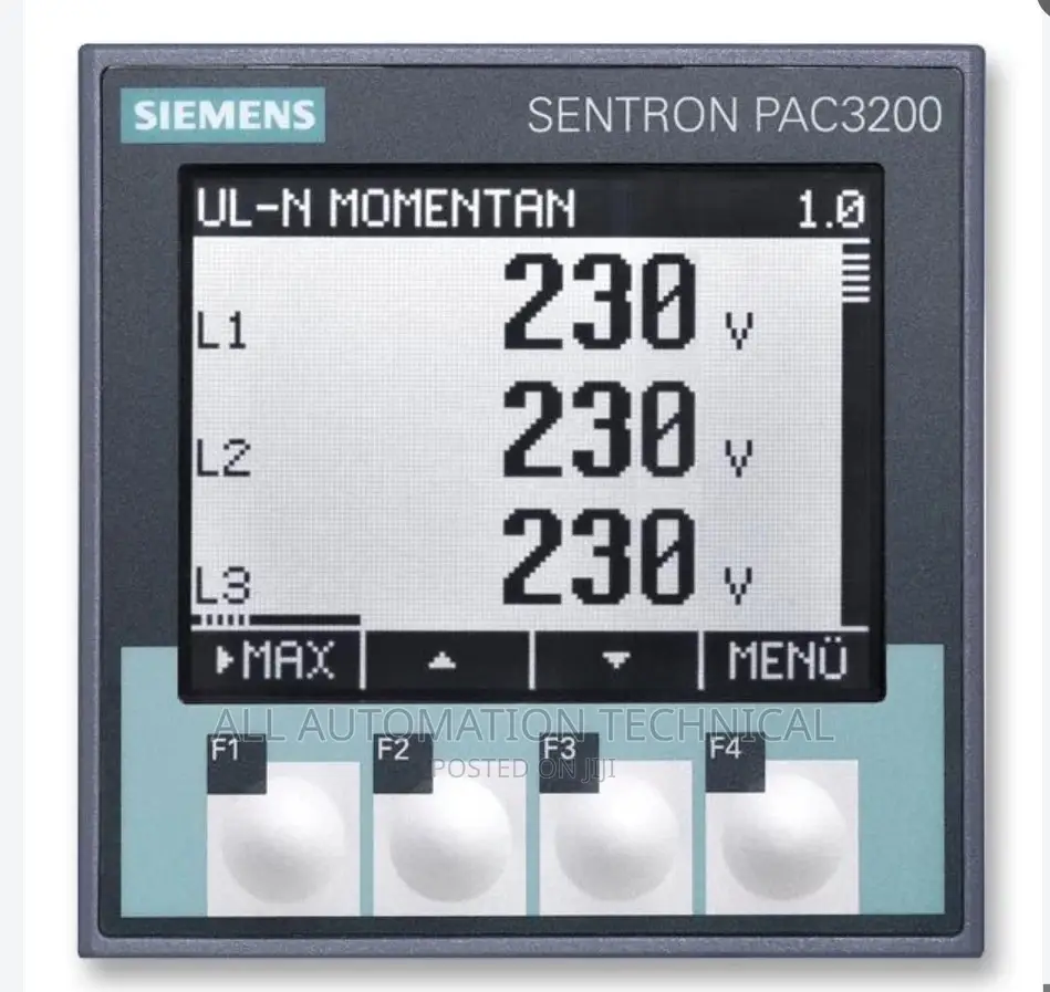 Sentron Pac3200 Multifunction Powermonitoring Meter