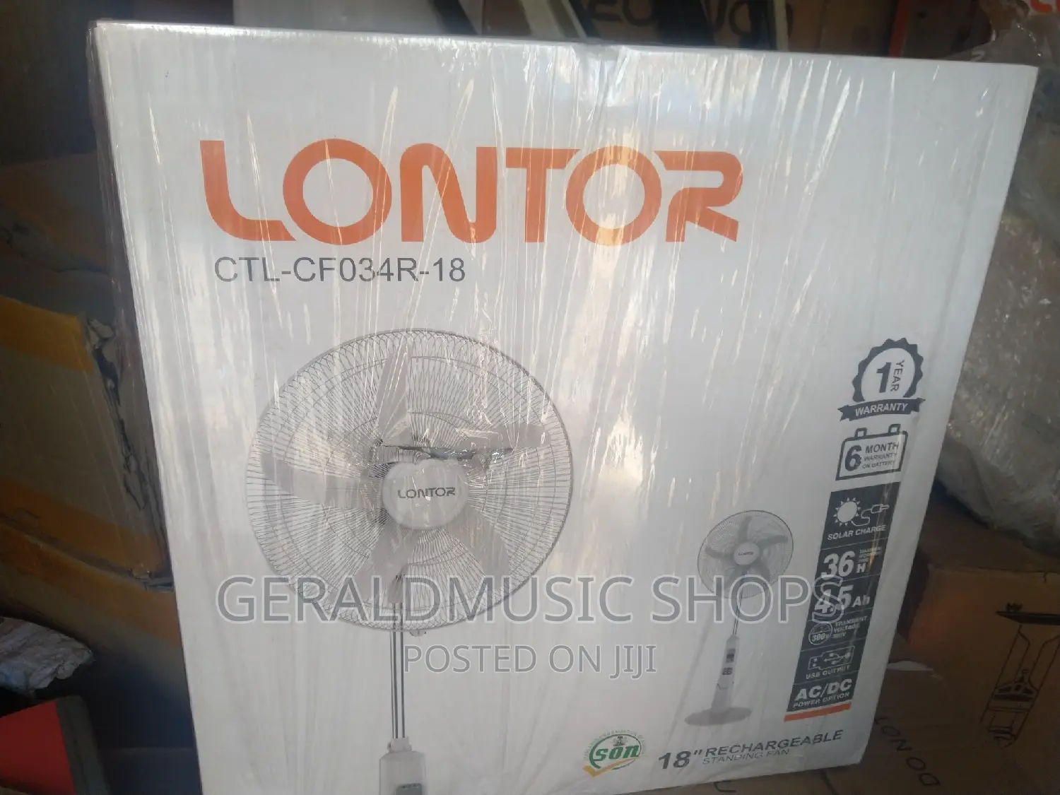 Lontor CTL-Cf034r 18" Standing Fan