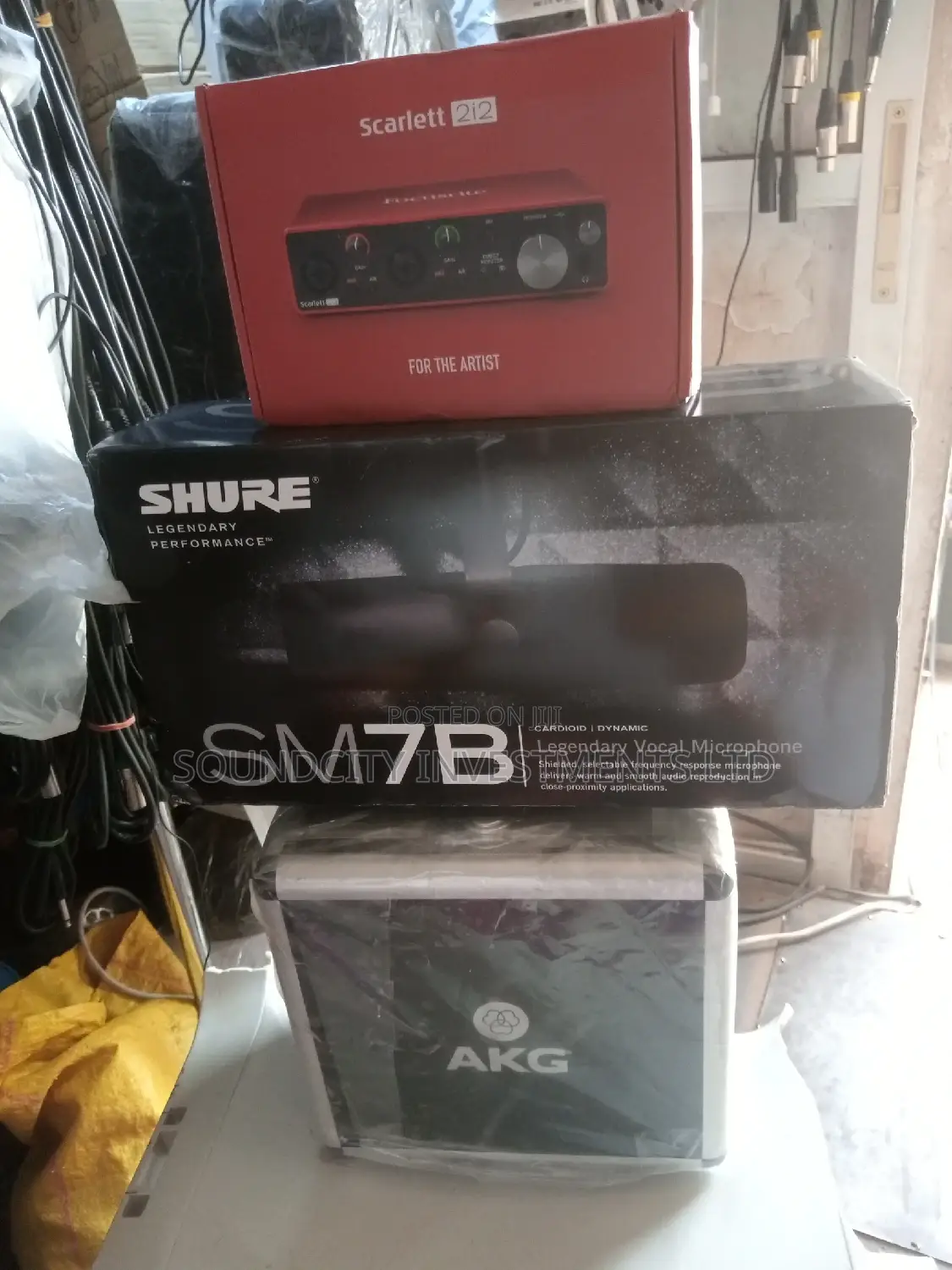 SM7B Shure Podcast Microphone