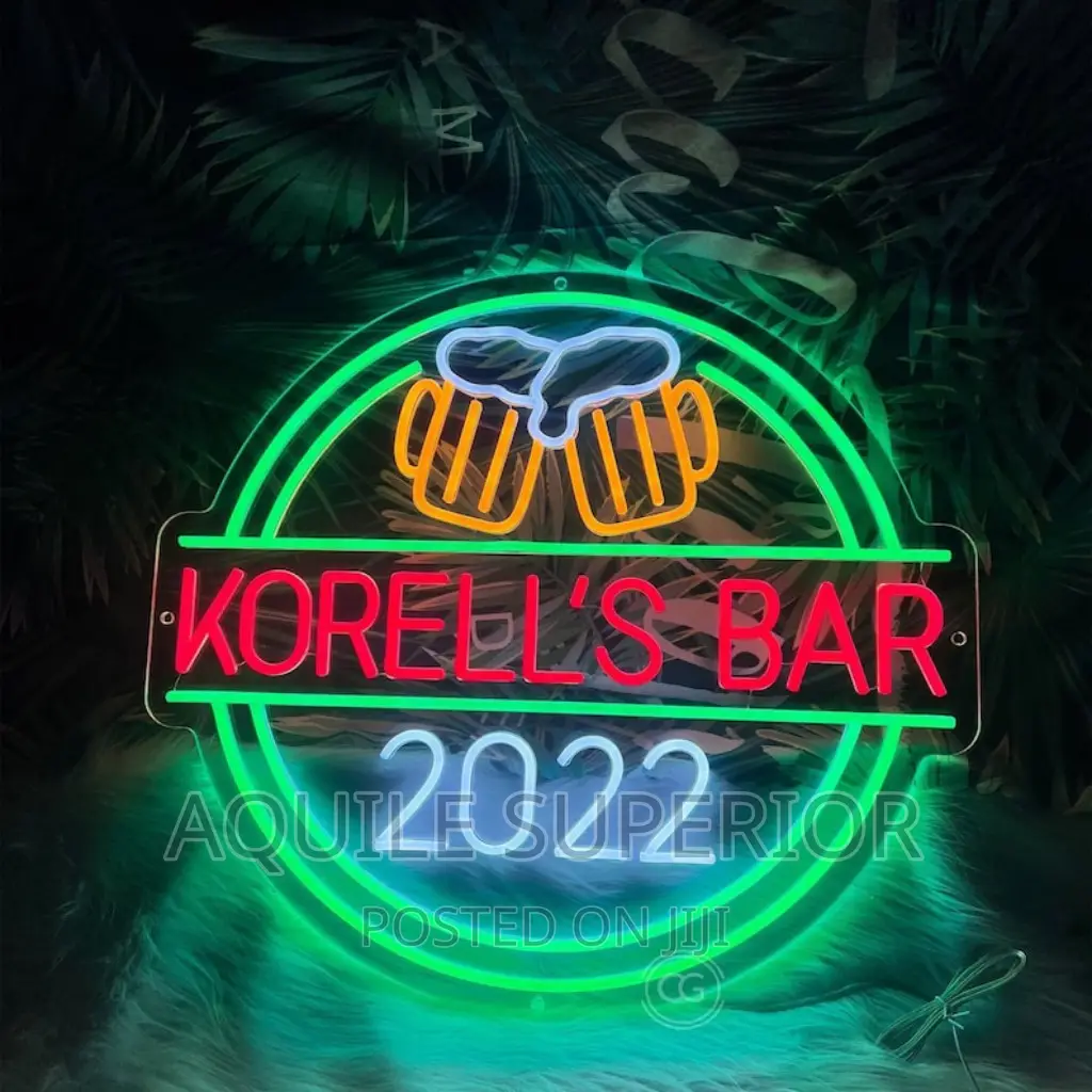 Neon Signage for a Bar