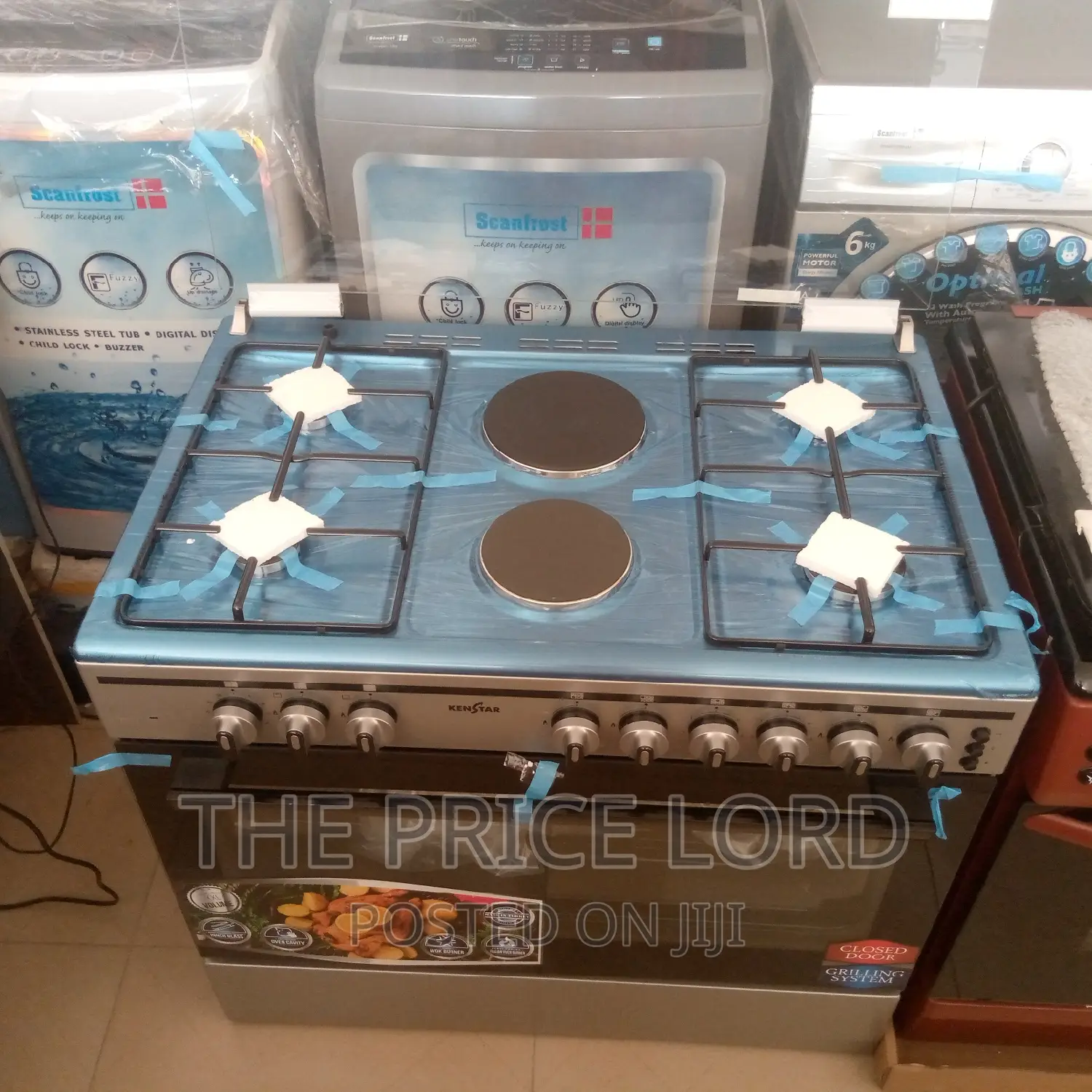 Kenstar 60 90 4gas + 2electric Gas Cooker