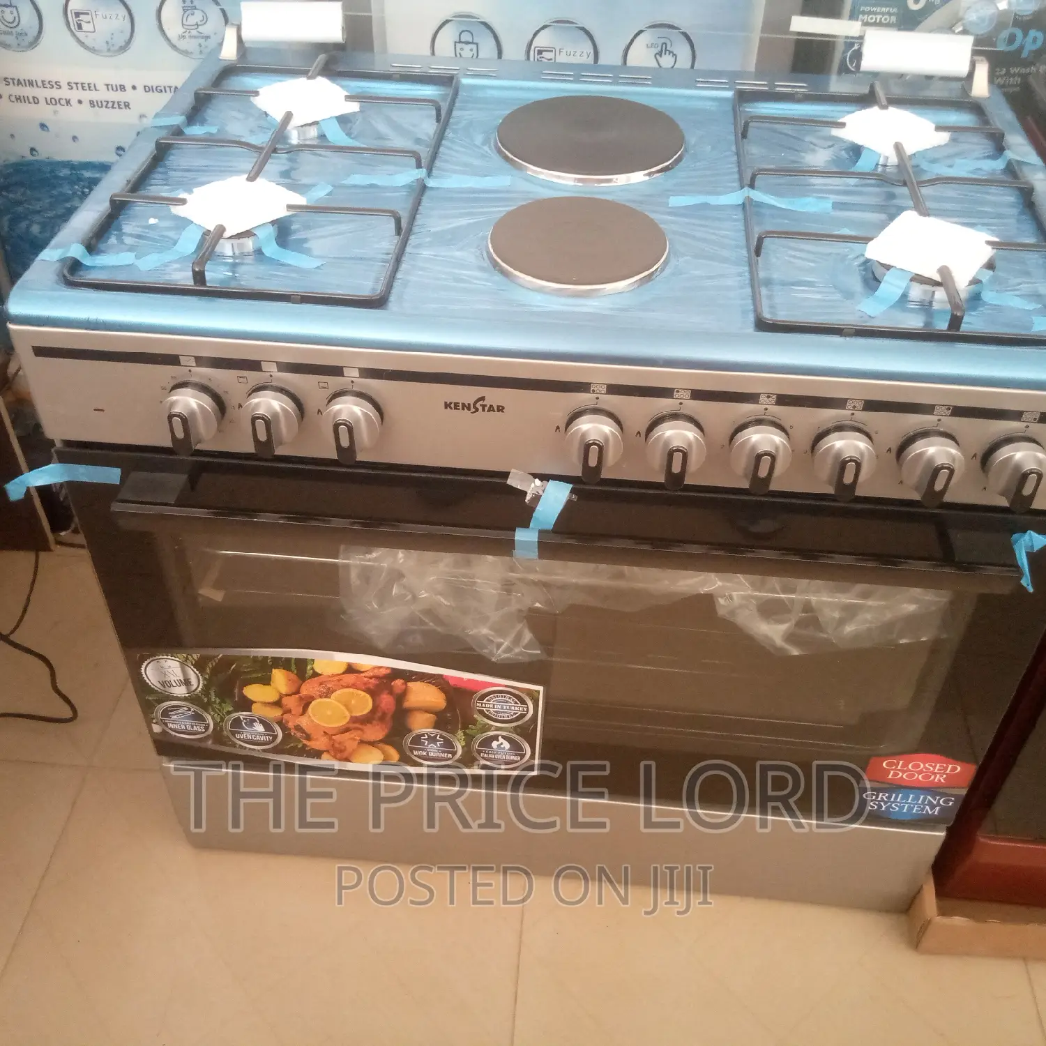 Kenstar 60 90 4gas + 2electric Gas Cooker