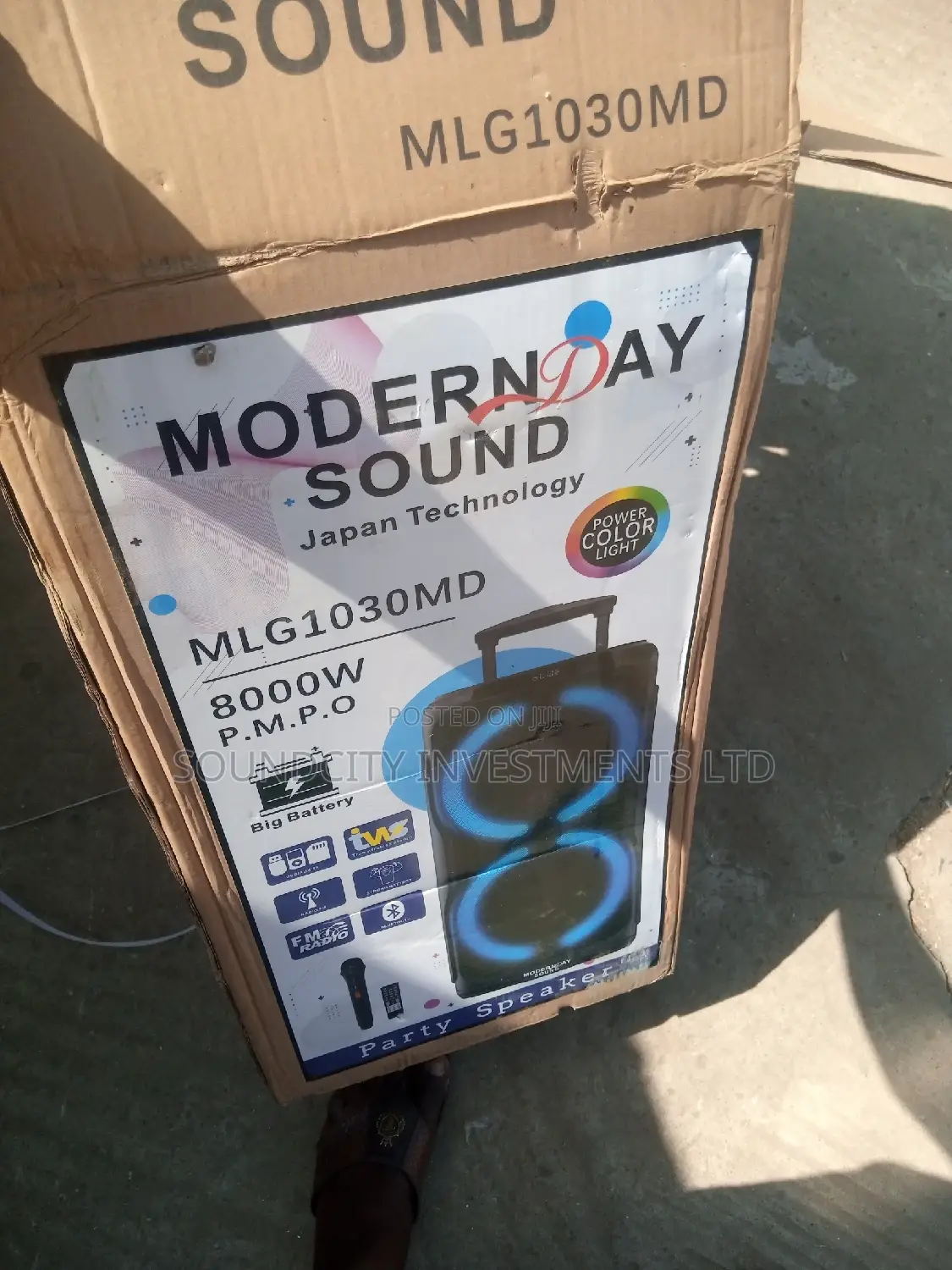 8000w Modernday Party Boom Box Player