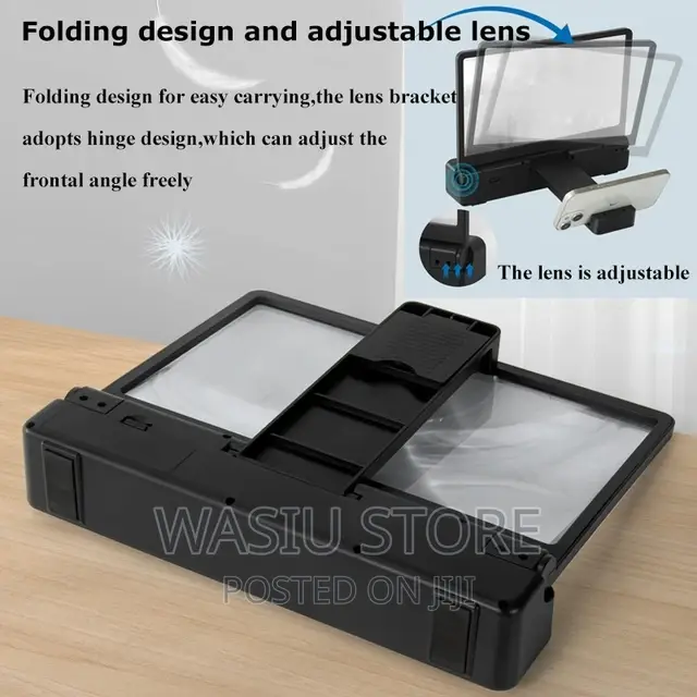 Portable Bluetooth Speaker 12inch HD Phone Screen Amplifier