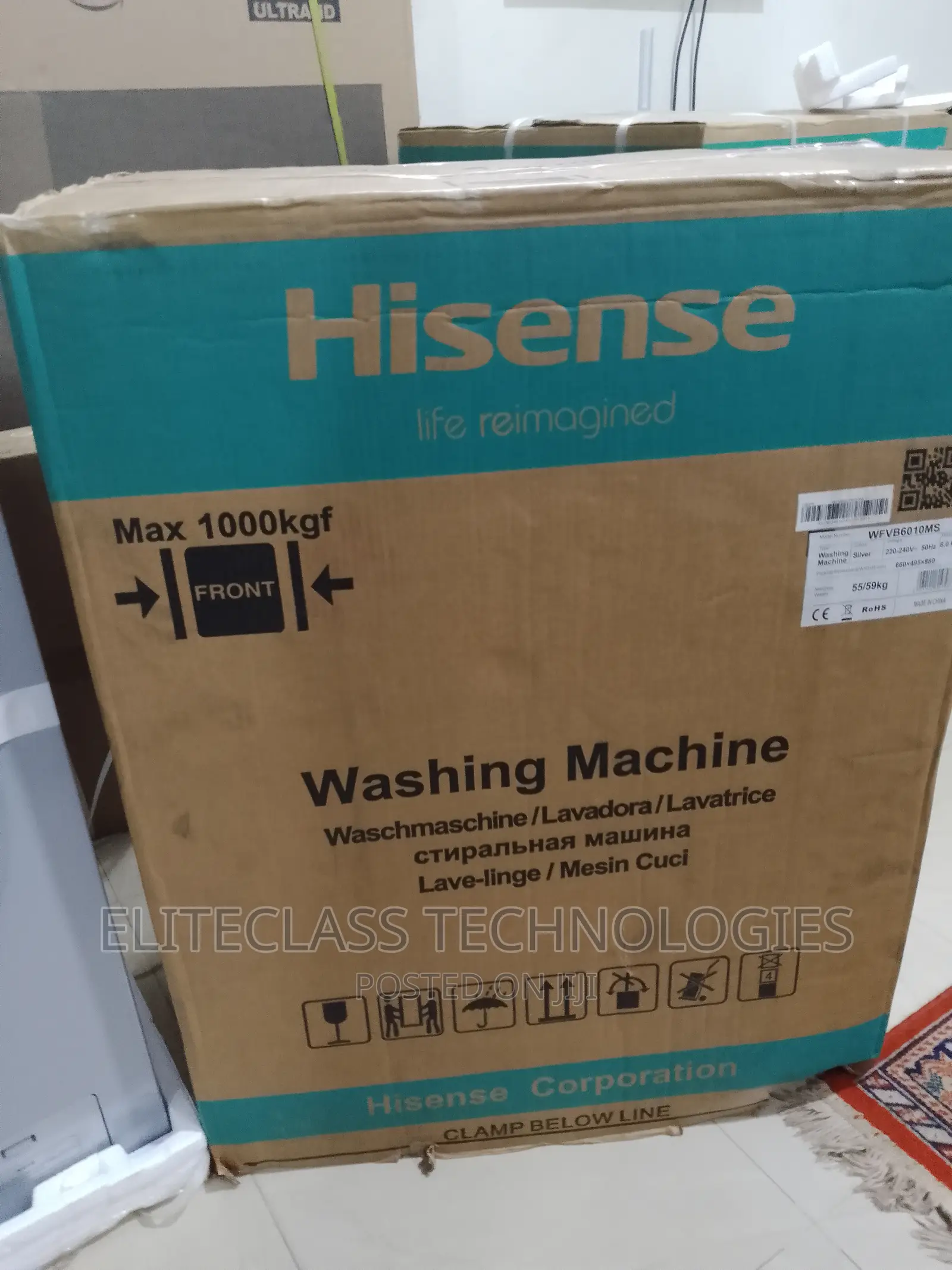 Hisense WM6010MS-WFVB 6KG Front Load Timer Washing Machine