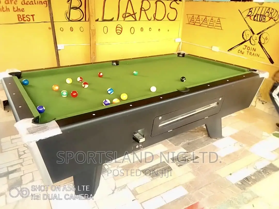 Marble Coin Operated Snooker Table