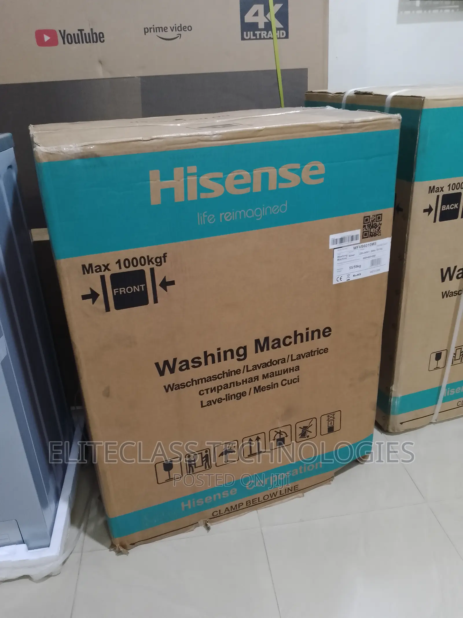Hisense (Wash and Spin) 6KG Front Load Washing Machine