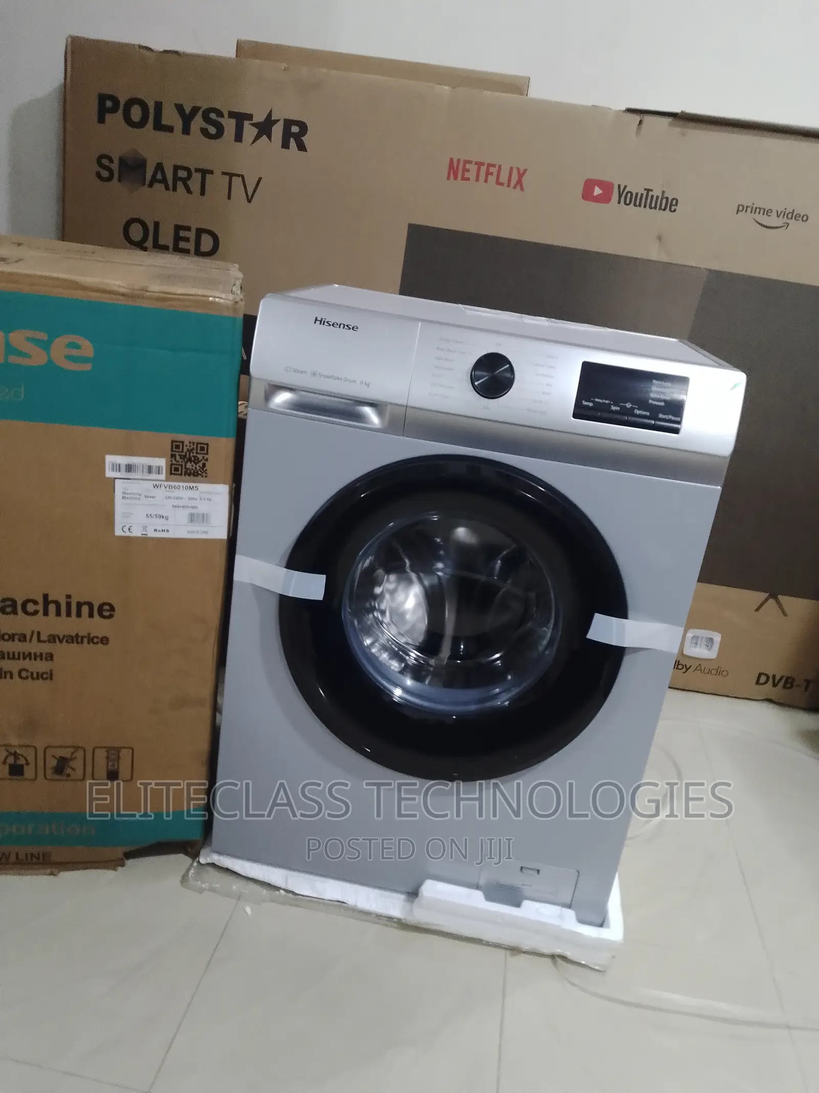 Cheap Hisense WM6010MS-WFVB 6KG Front Load Washing Machine