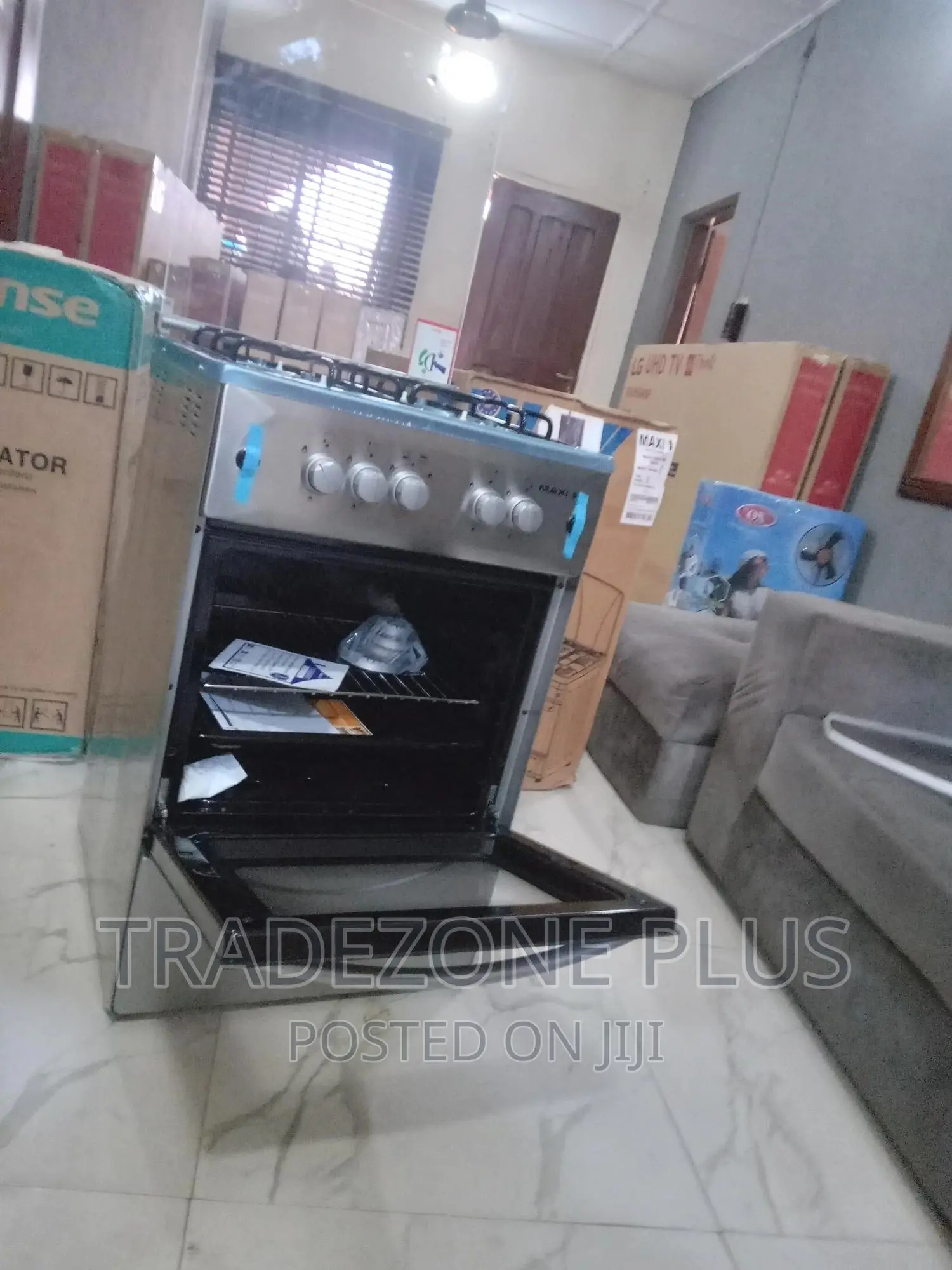 New F5C40G2 Maxi 4 Burner+Oven Gas Cooker