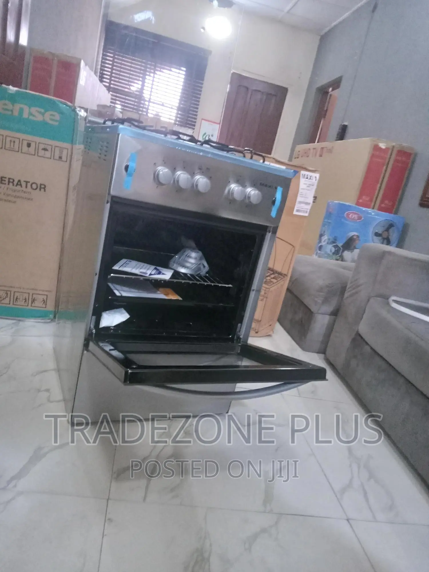 New F5C40G2 Maxi 4 Burner+Oven Gas Cooker