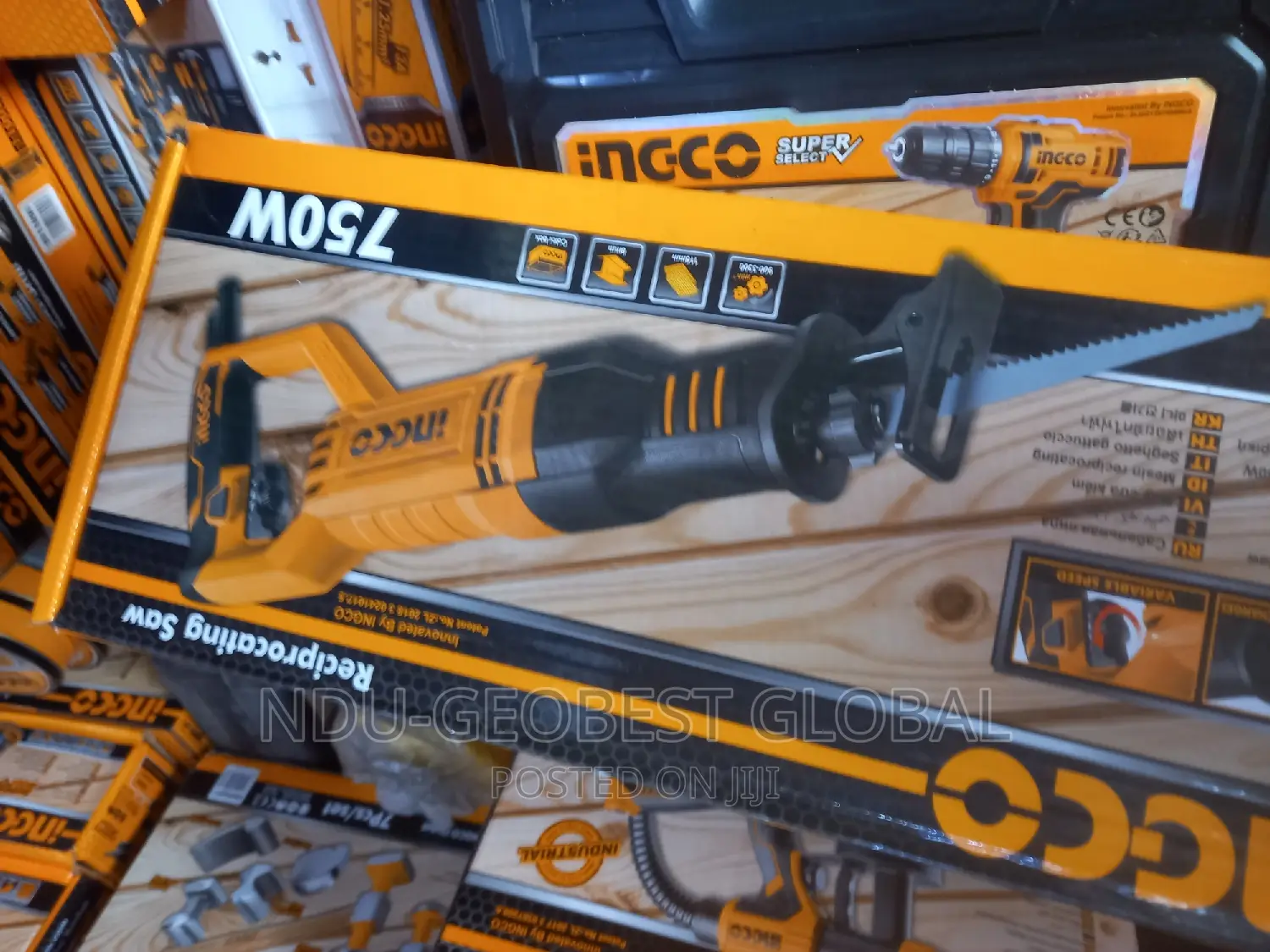 Ingco Reciprocating Saw Oscillating Saw Sabre Saw 750w