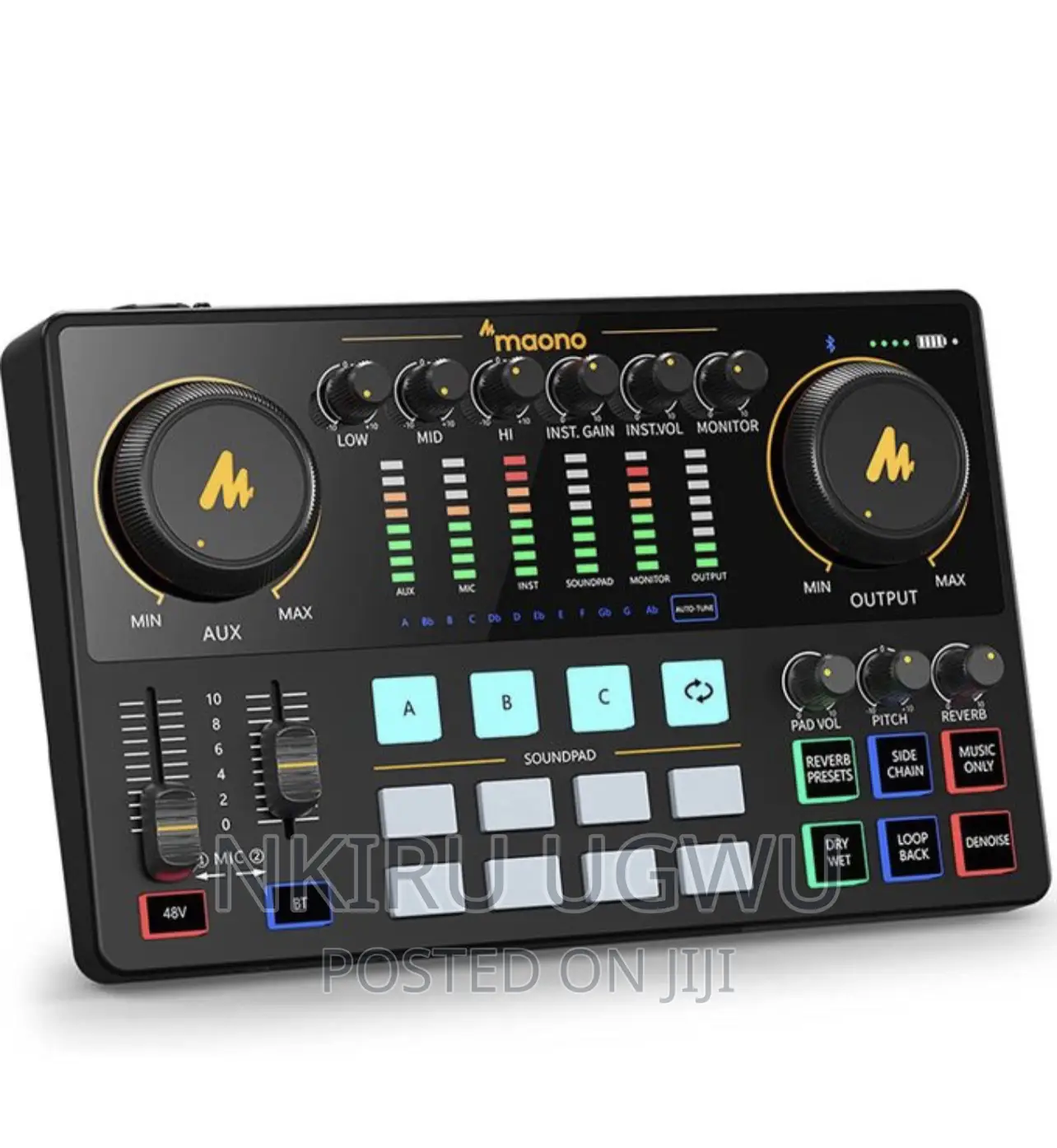 Maono Maonocaster Audio Interface Ame2 Livestreaming Mixer